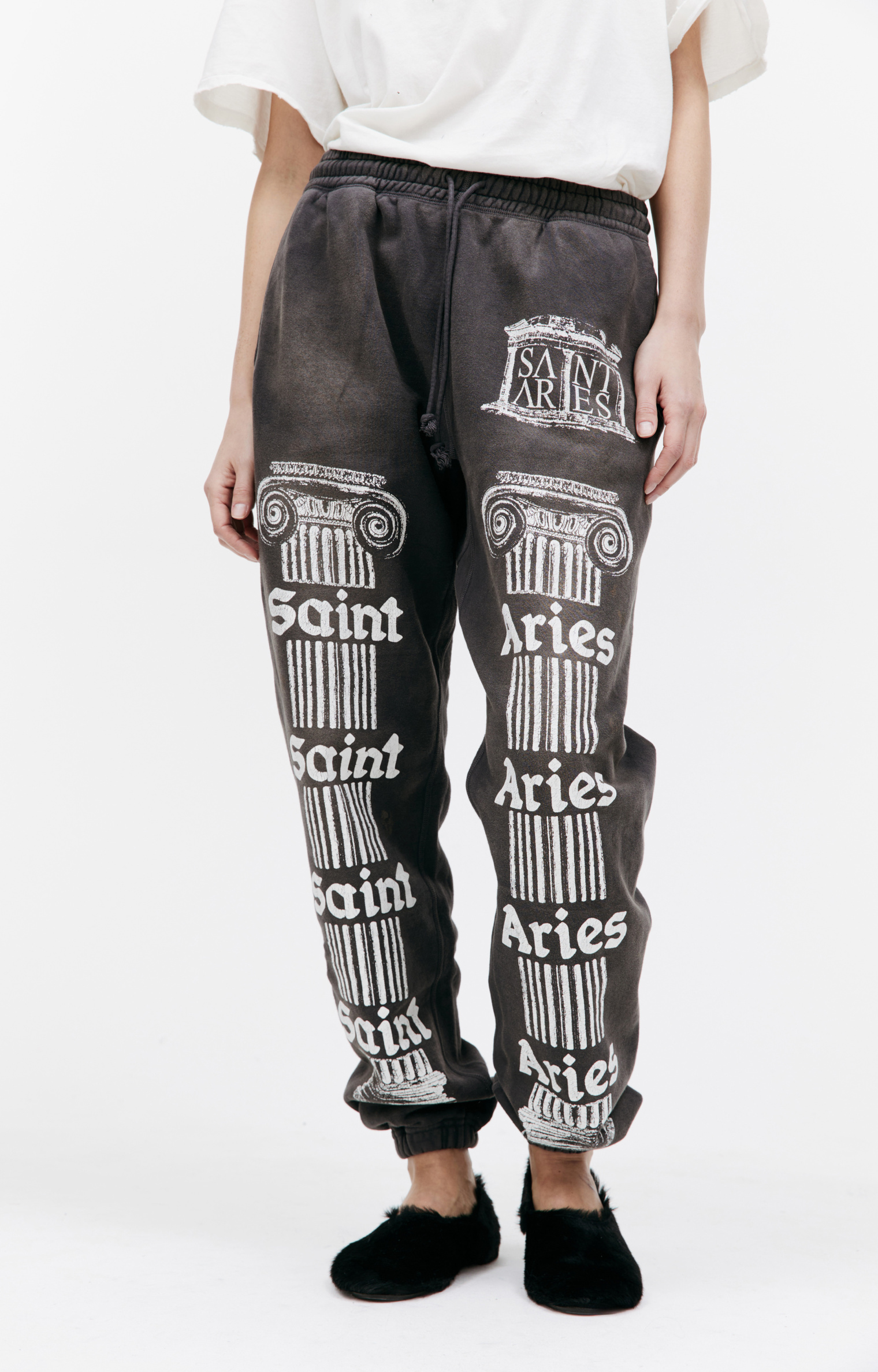 Saint Michael Saint Michael х Aries printed sweatpants