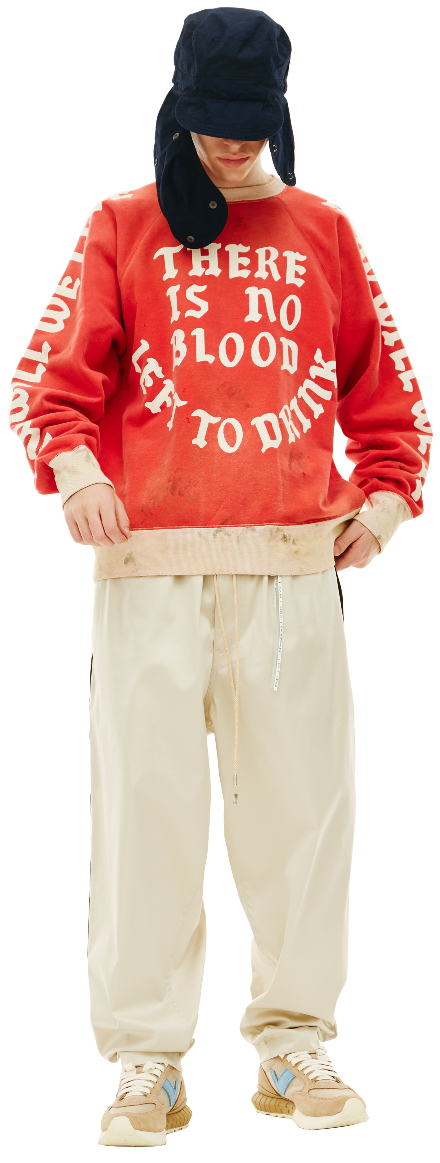Saint Michael Printed oversize sweatshirt