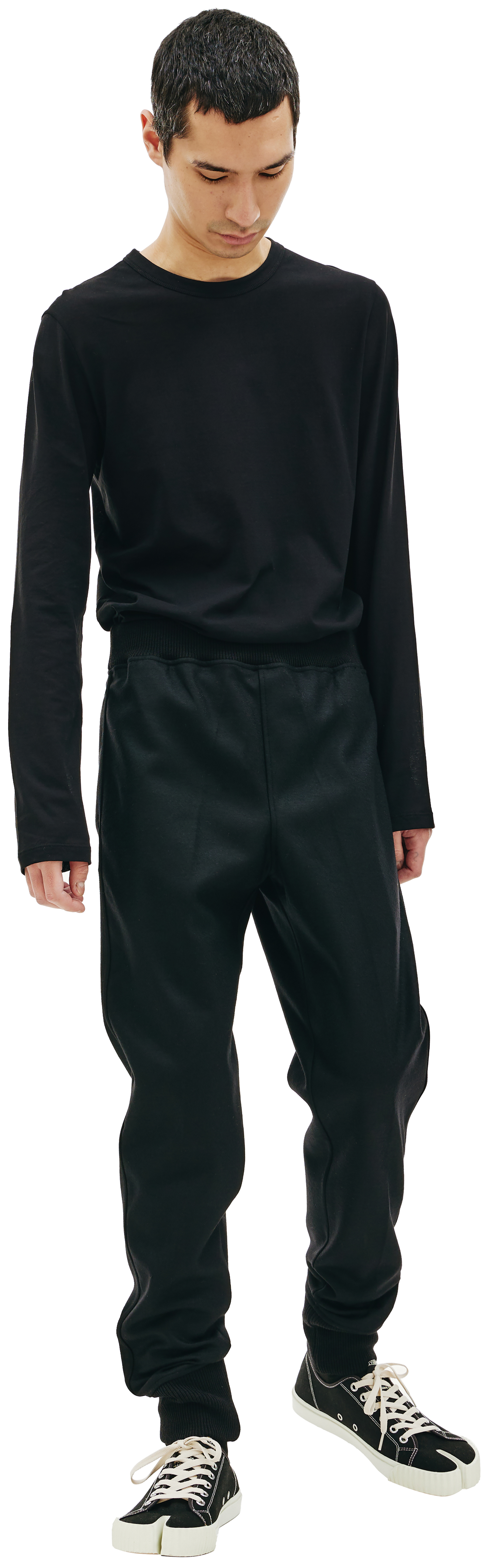 Jil Sander Black wool sweatpants