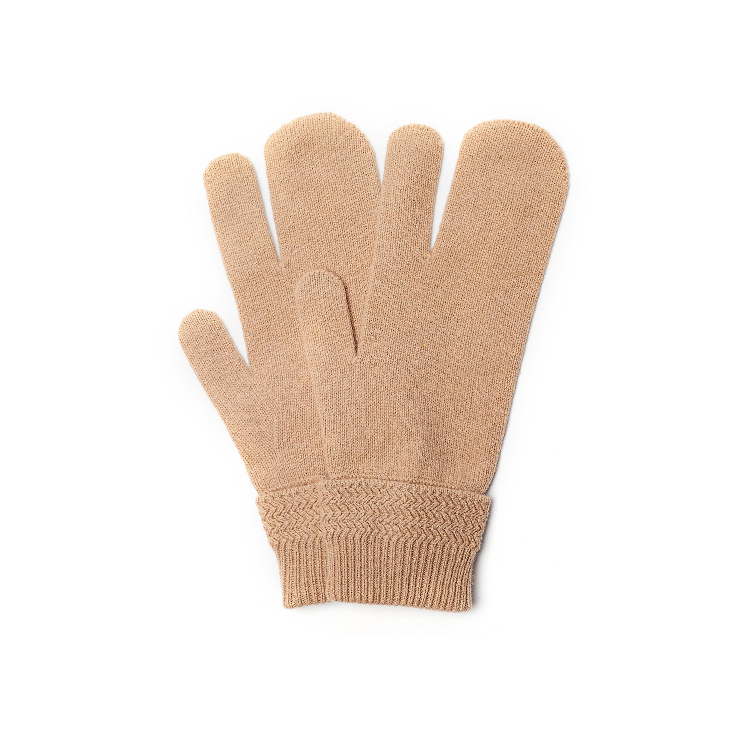 Maison Margiela Beige Wool & Cashmere Gloves