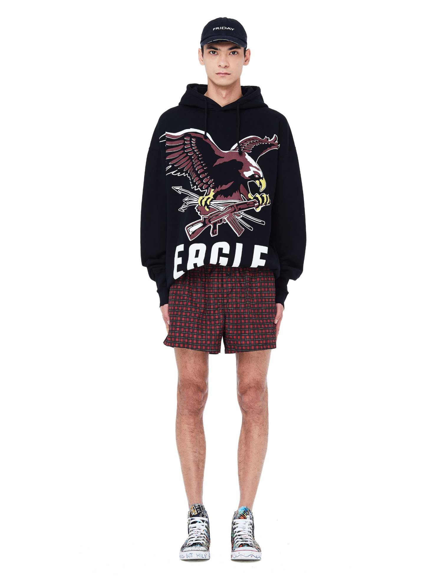 VETEMENTS Black Eagle Hoodie