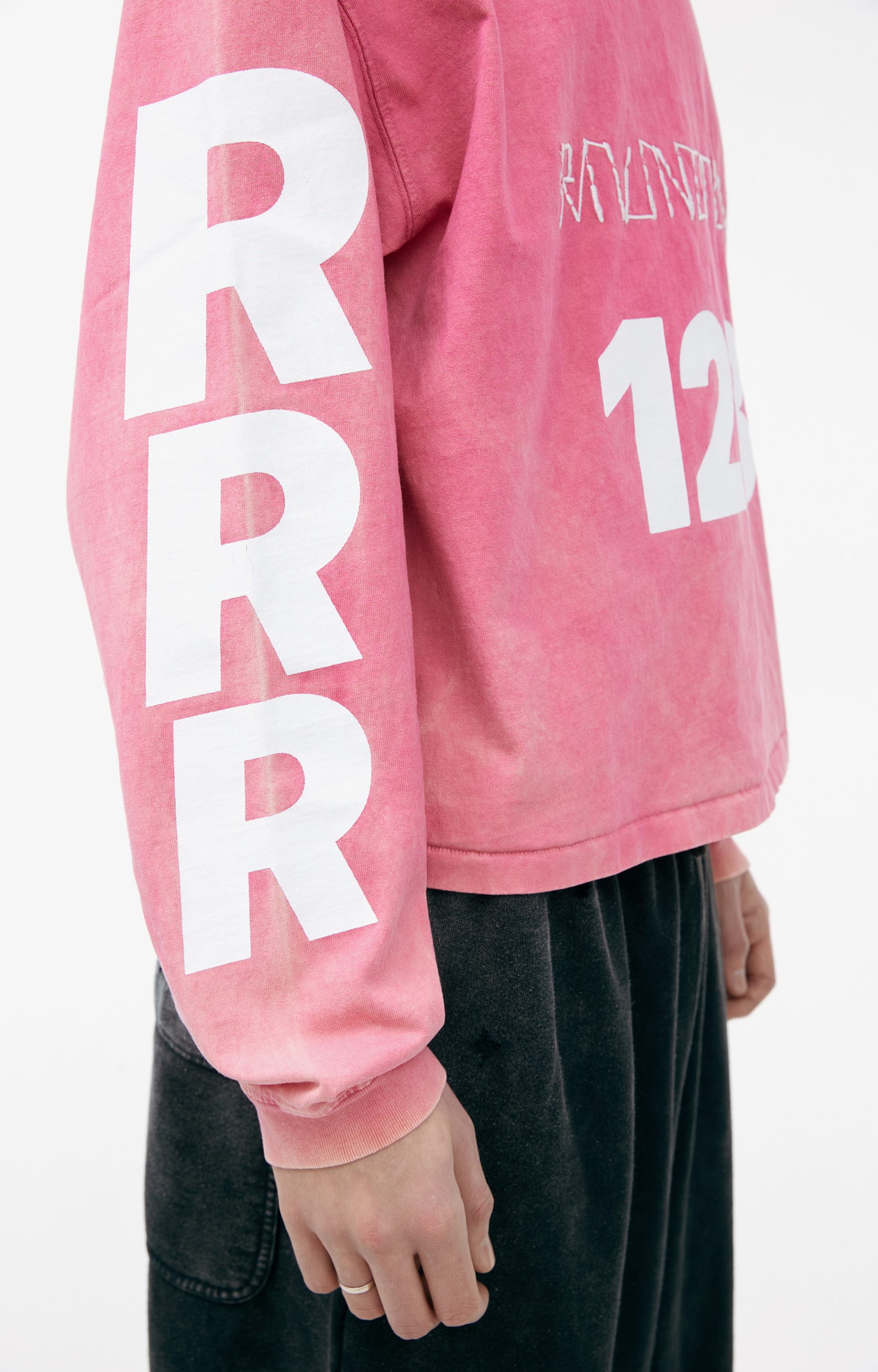 RRR123 Pink cotton longsleeve