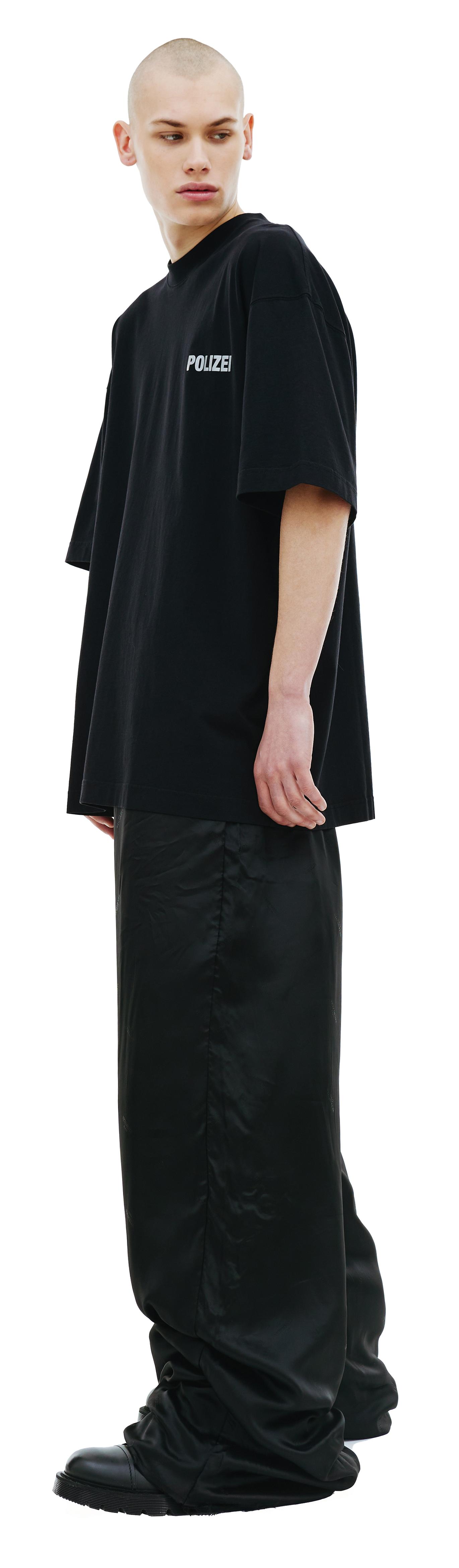 VETEMENTS Polizei printed t-shirt