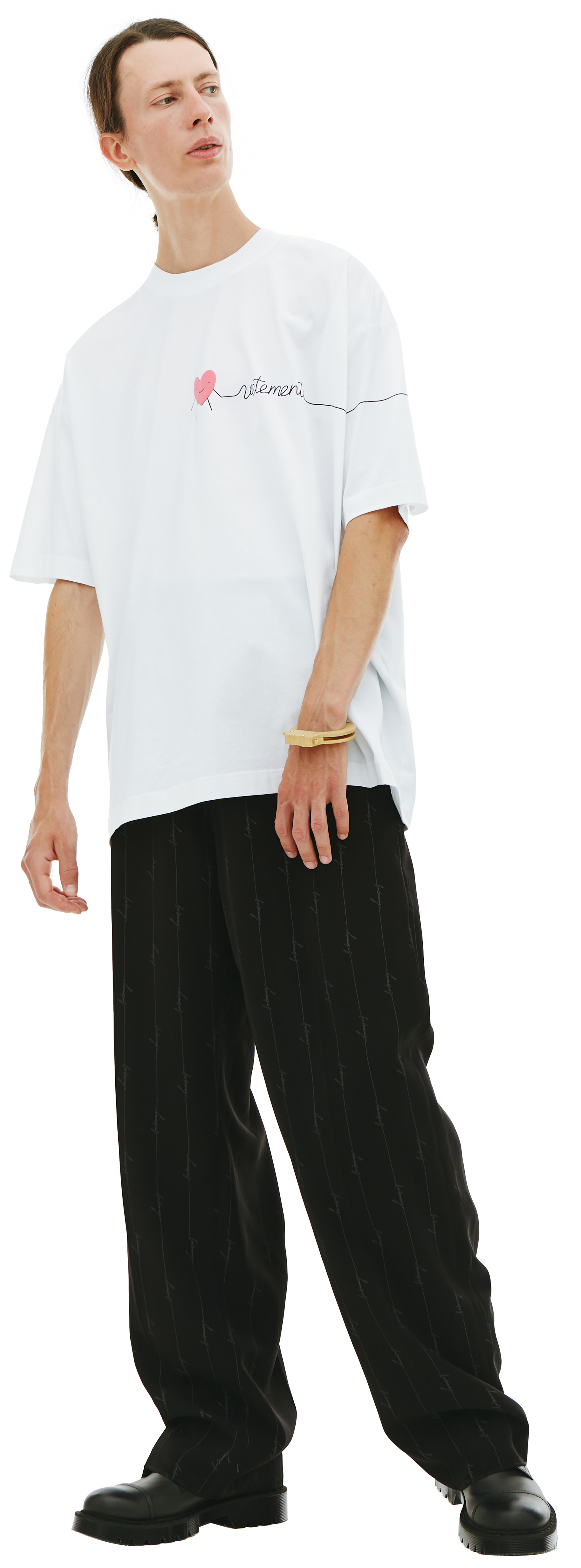 VETEMENTS White cotton t-shirt