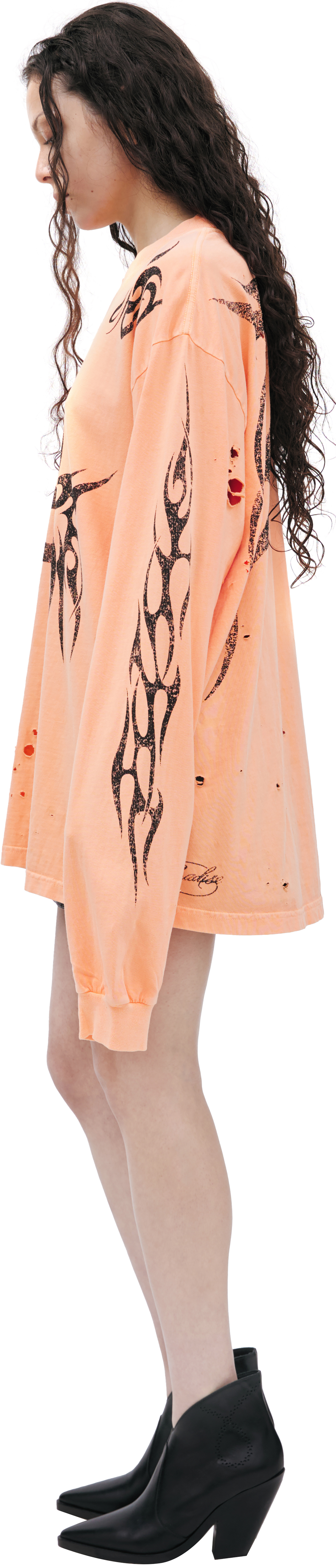 Hellstar Longsleeve shirt with a ripped look