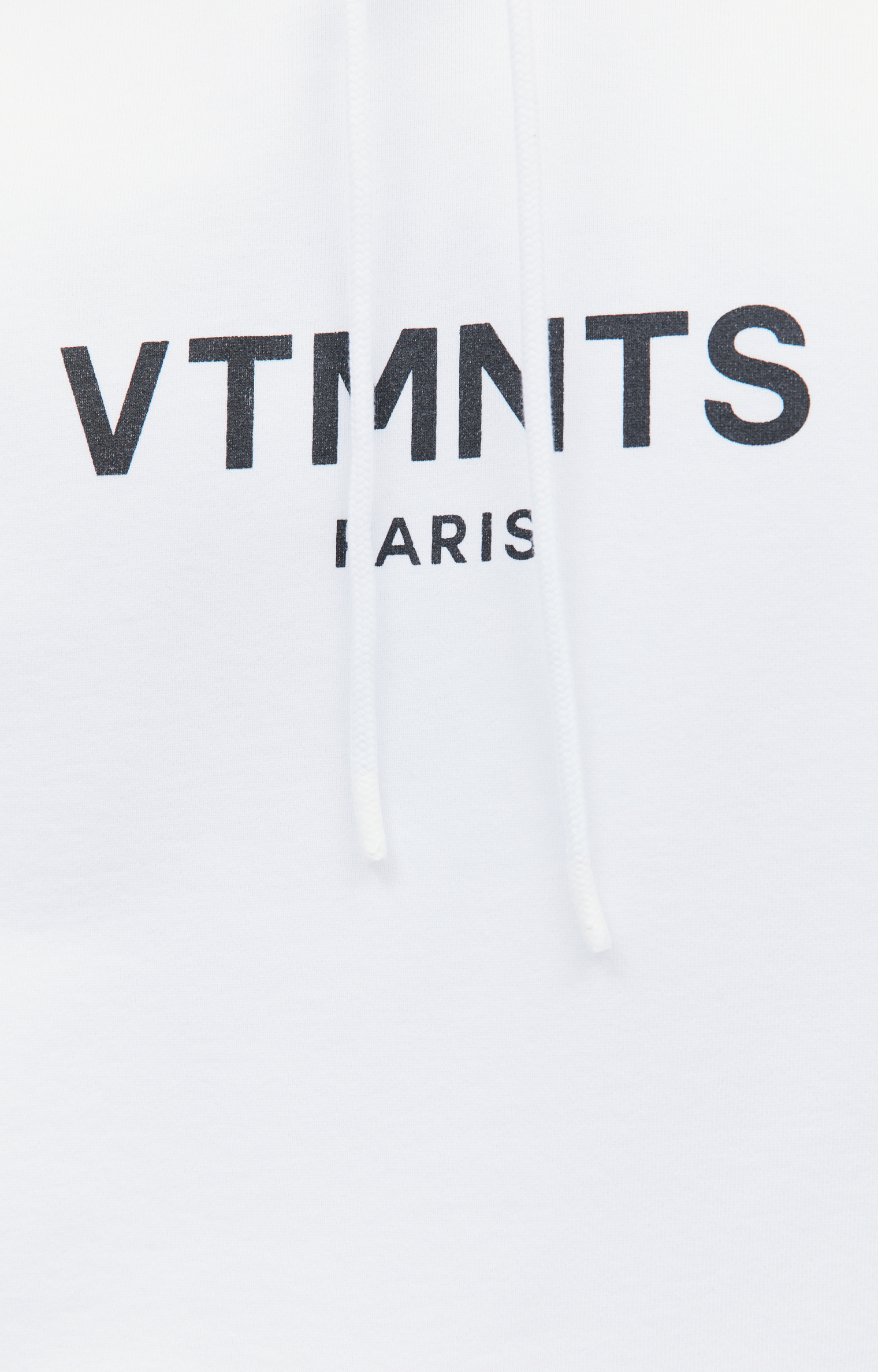 VTMNTS Худи с контрастным принтом