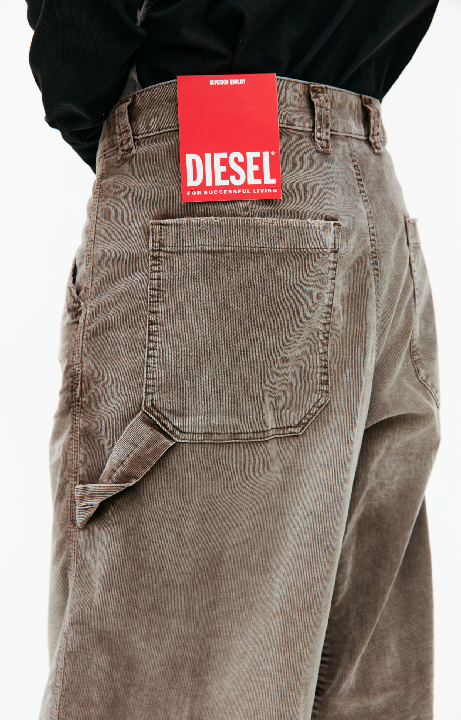 Diesel Прямые вельветовые брюки D-Livery