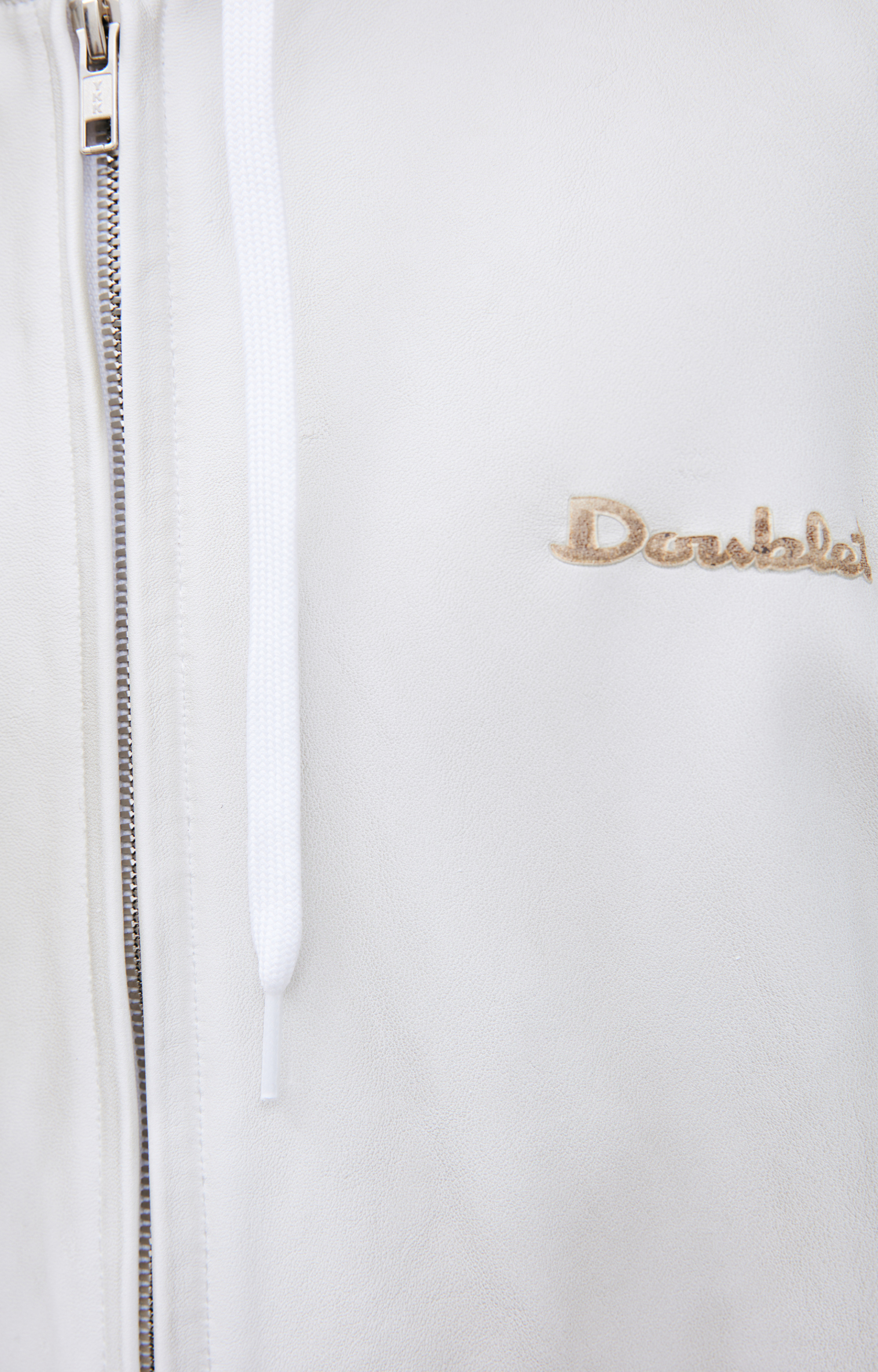 Doublet Leather Hooded Jacket