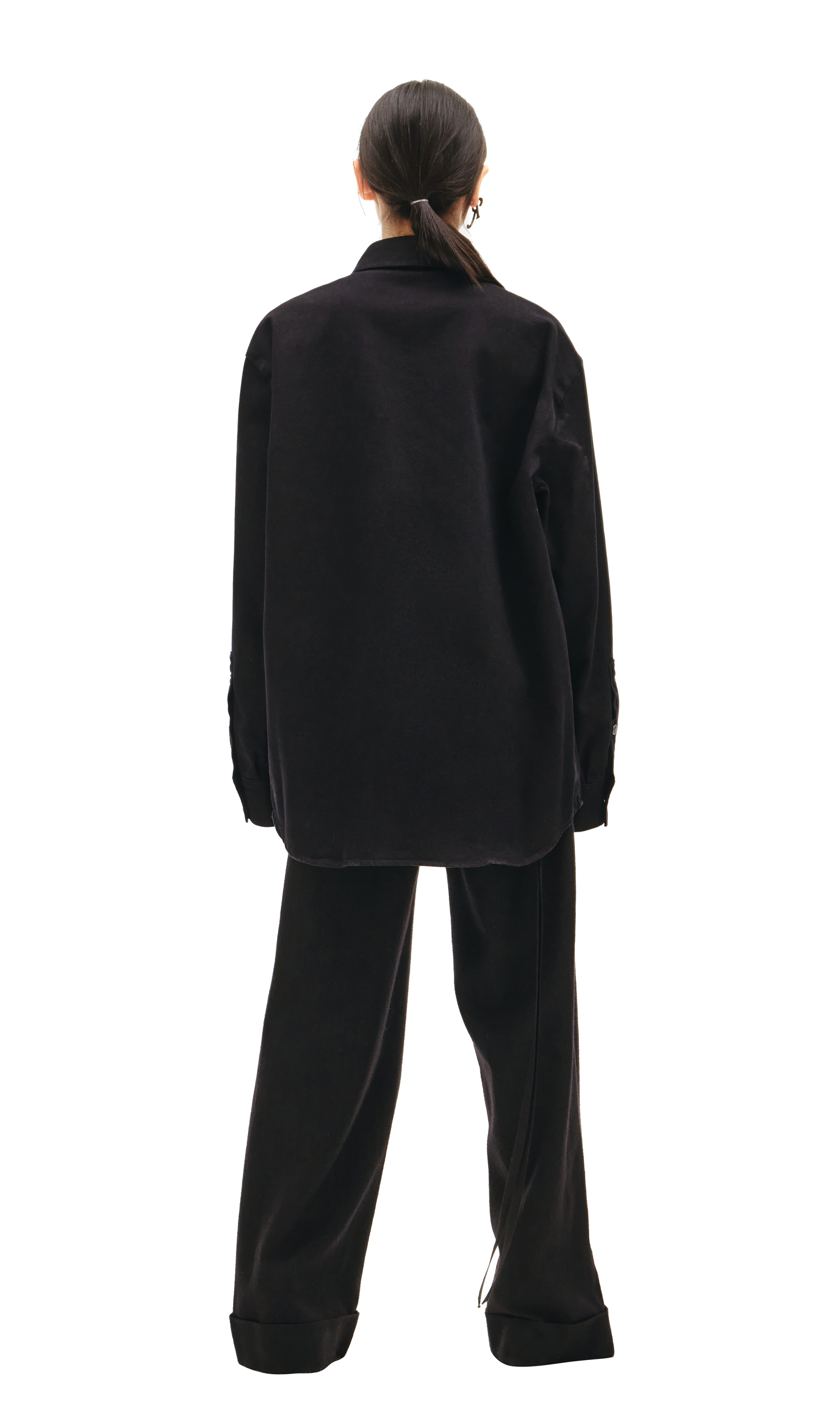 Raf Simons Raf Simons X Smiley Denim Shirt With Leather Patch