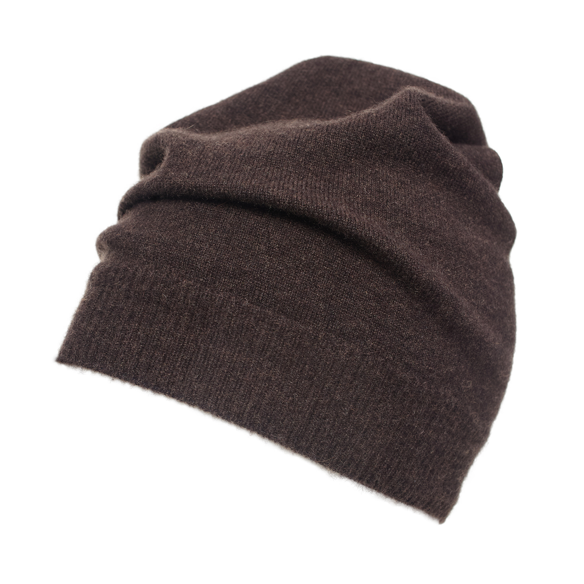 The Row Brown cashmere beanie