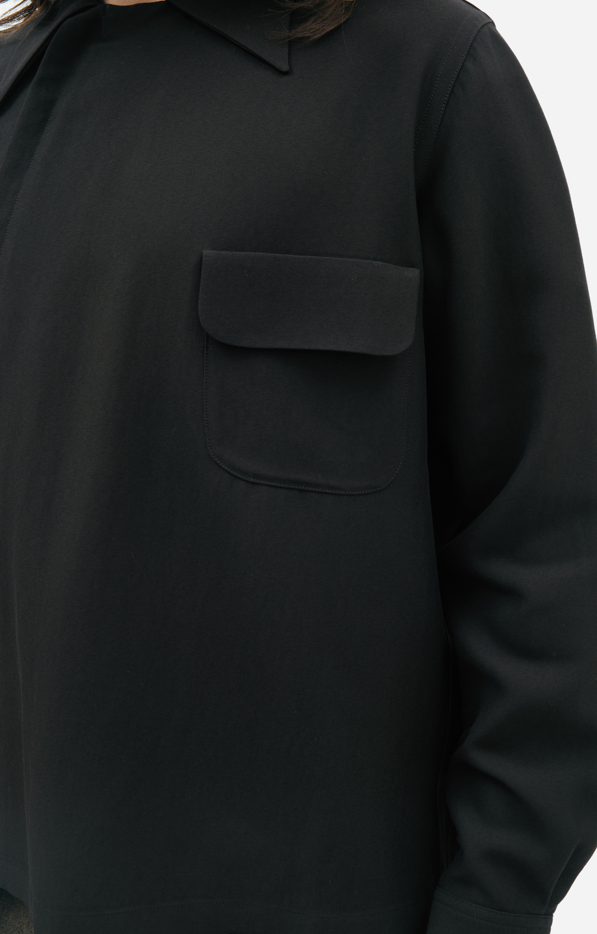 Enfants Riches Déprimés Shirt with a diagonal zipper