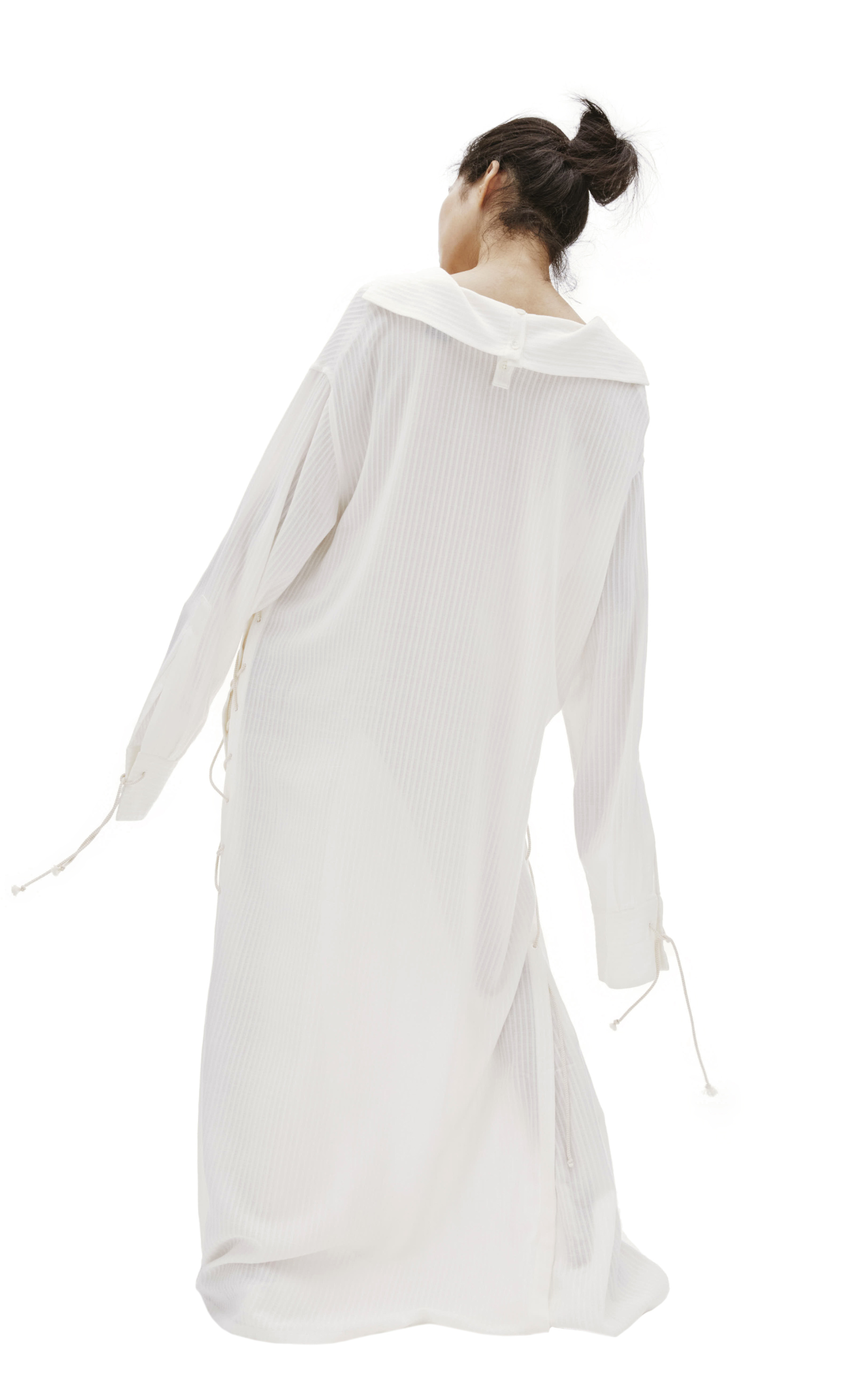 Ann Demeulemeester White Maxi Dress