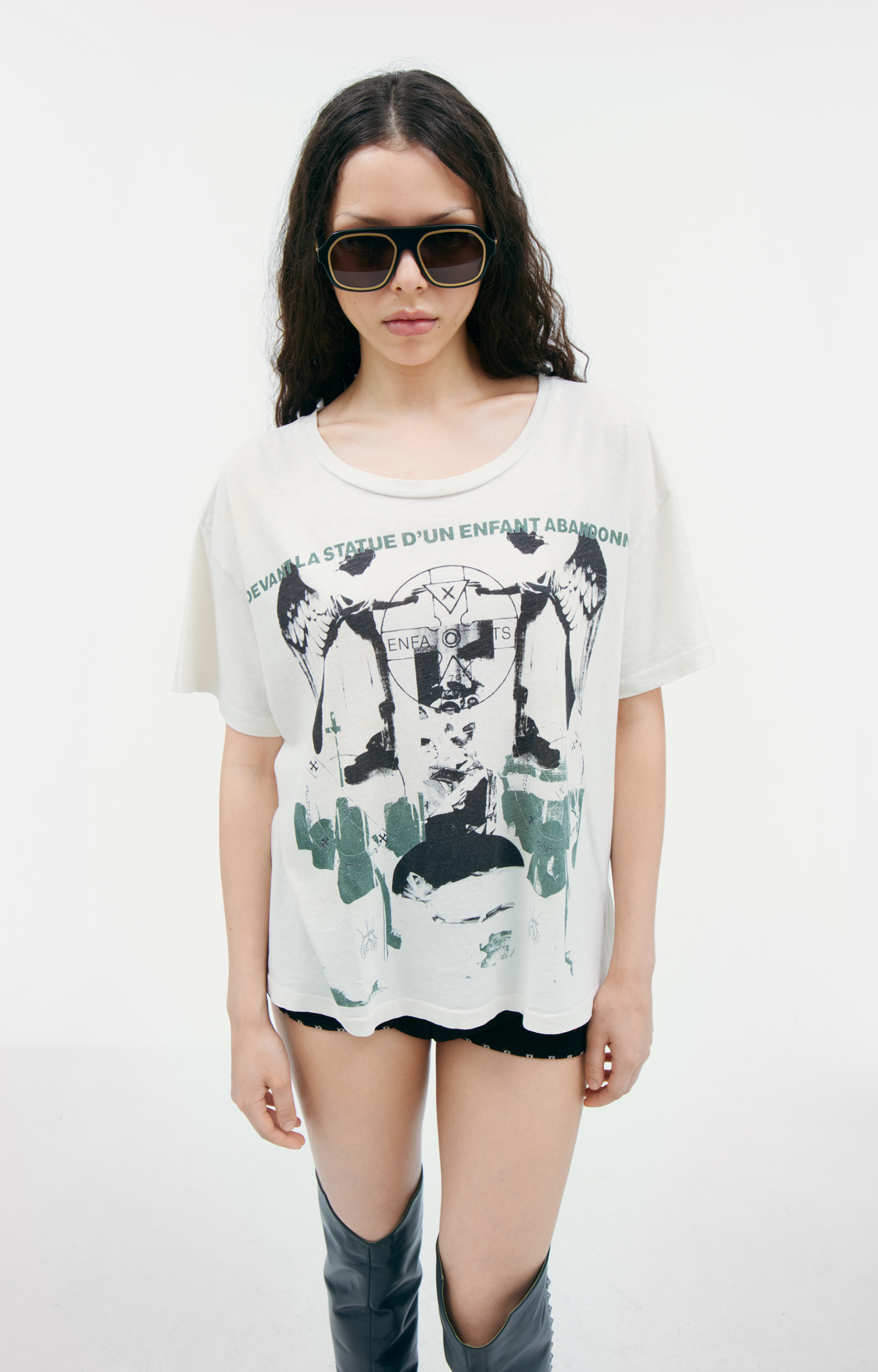 Enfants Riches Déprimés White print T-shirt