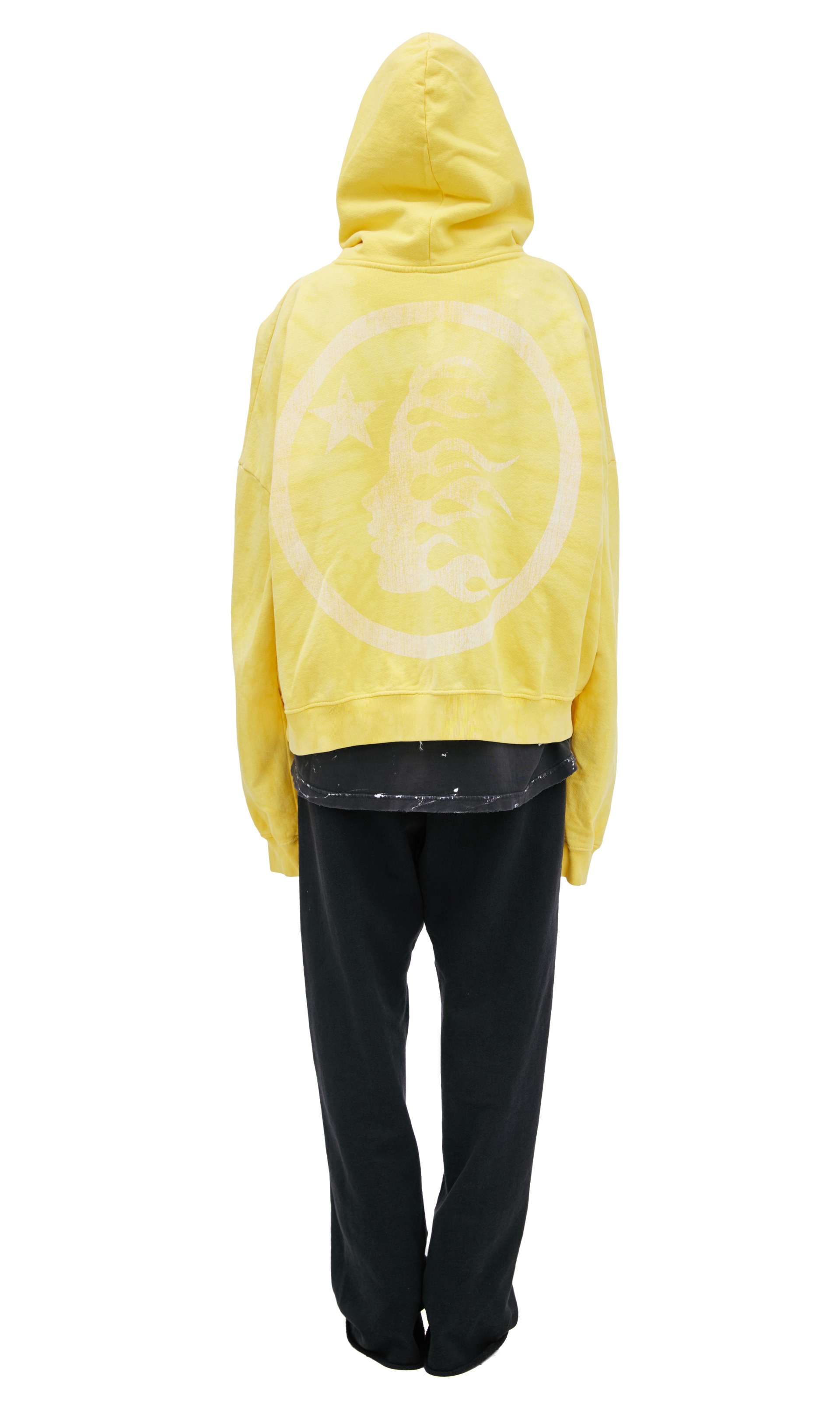 Hellstar Yellow print hoodie