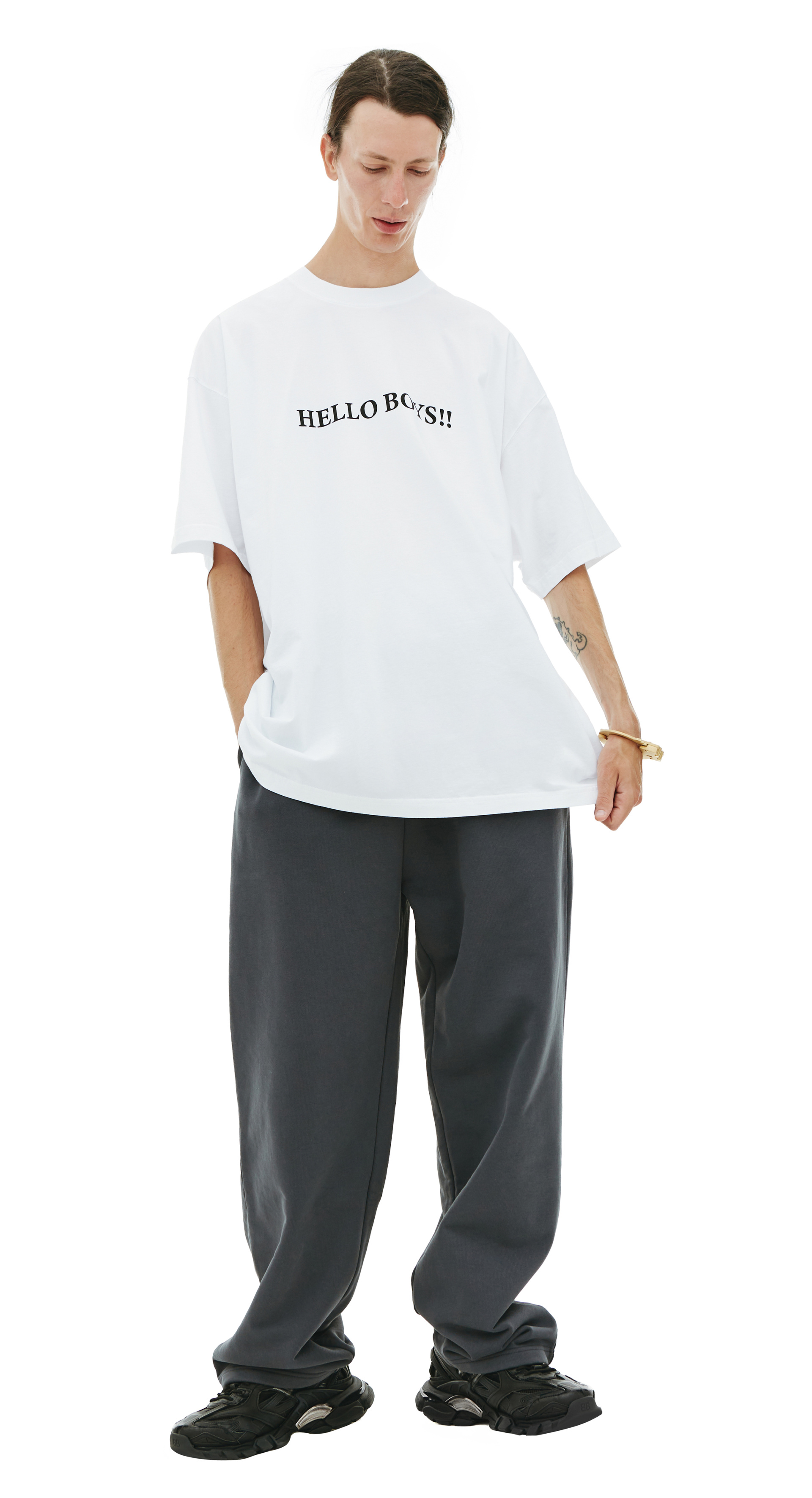 VETEMENTS \'Hello boys\' cotton t-shirt