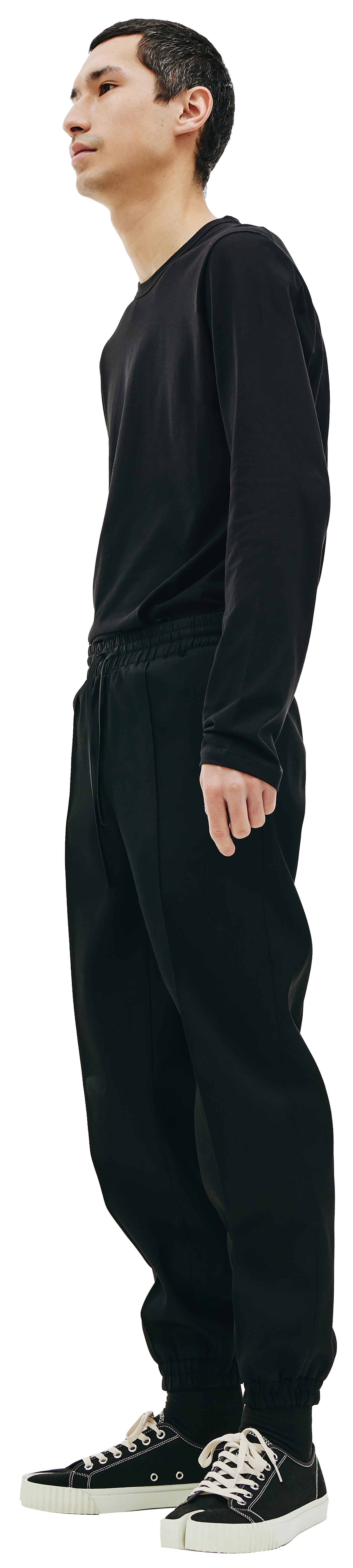 Jil Sander Black wool trousers