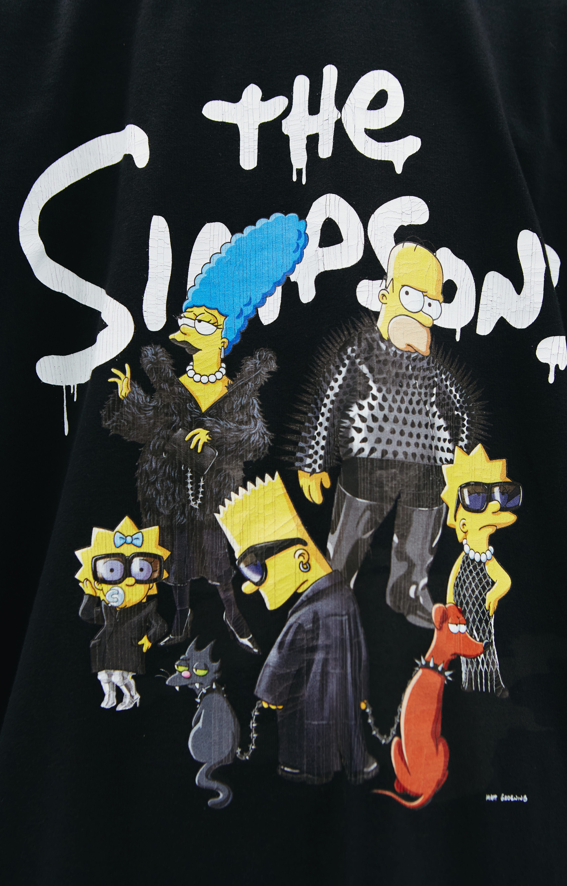 Balenciaga The Simpsons Oversized long sleeve t-shirt