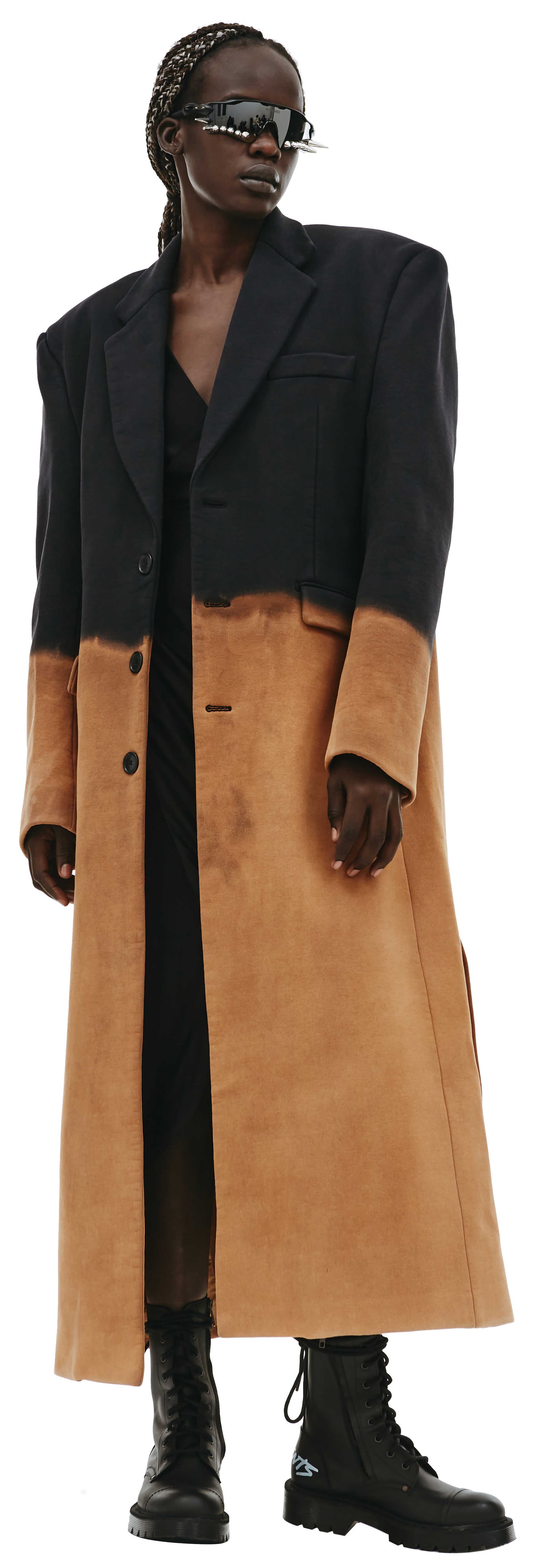 VETEMENTS Bleached long coat