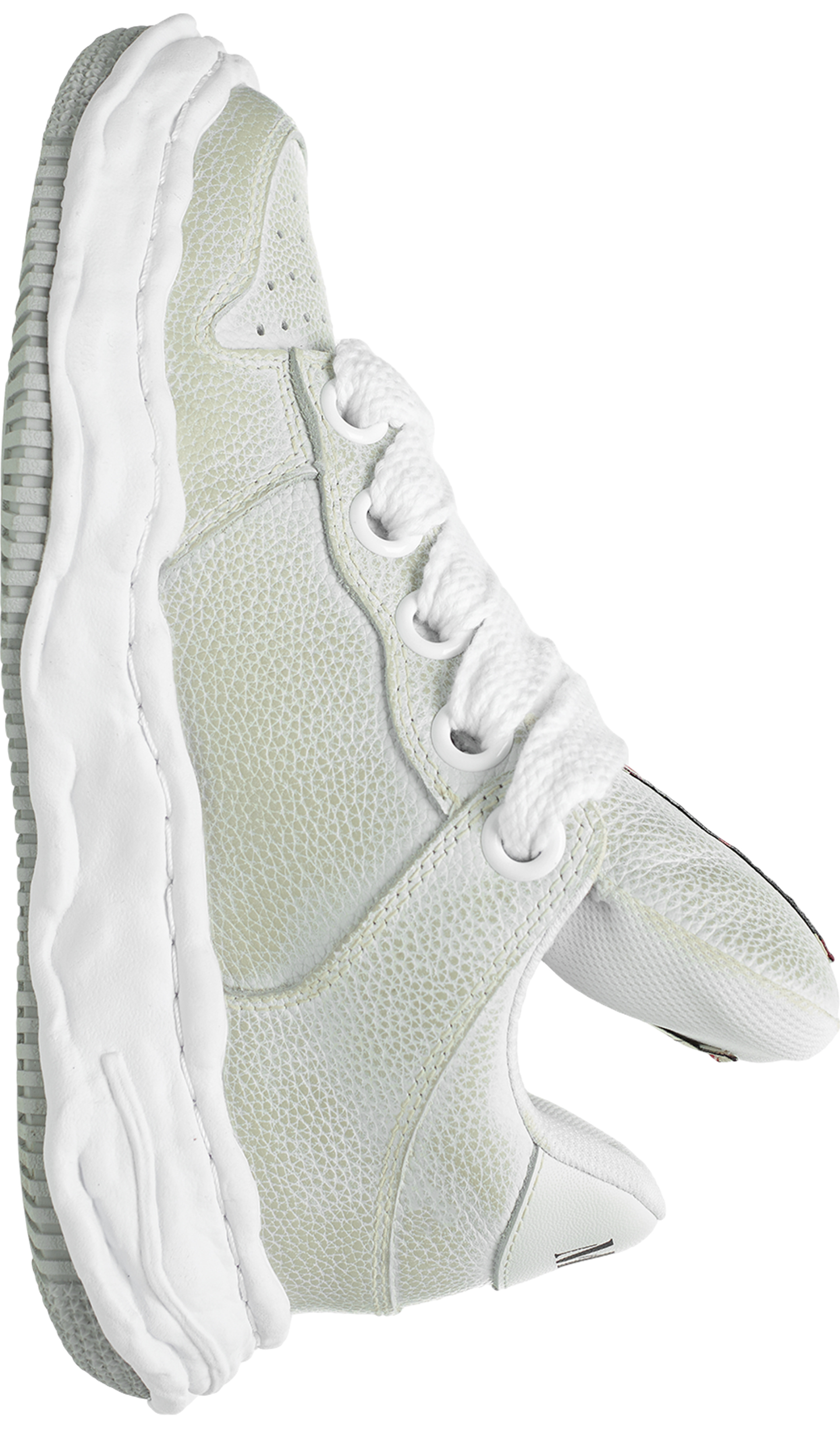 Maison Mihara Yasuhiro Grey leather sneakers