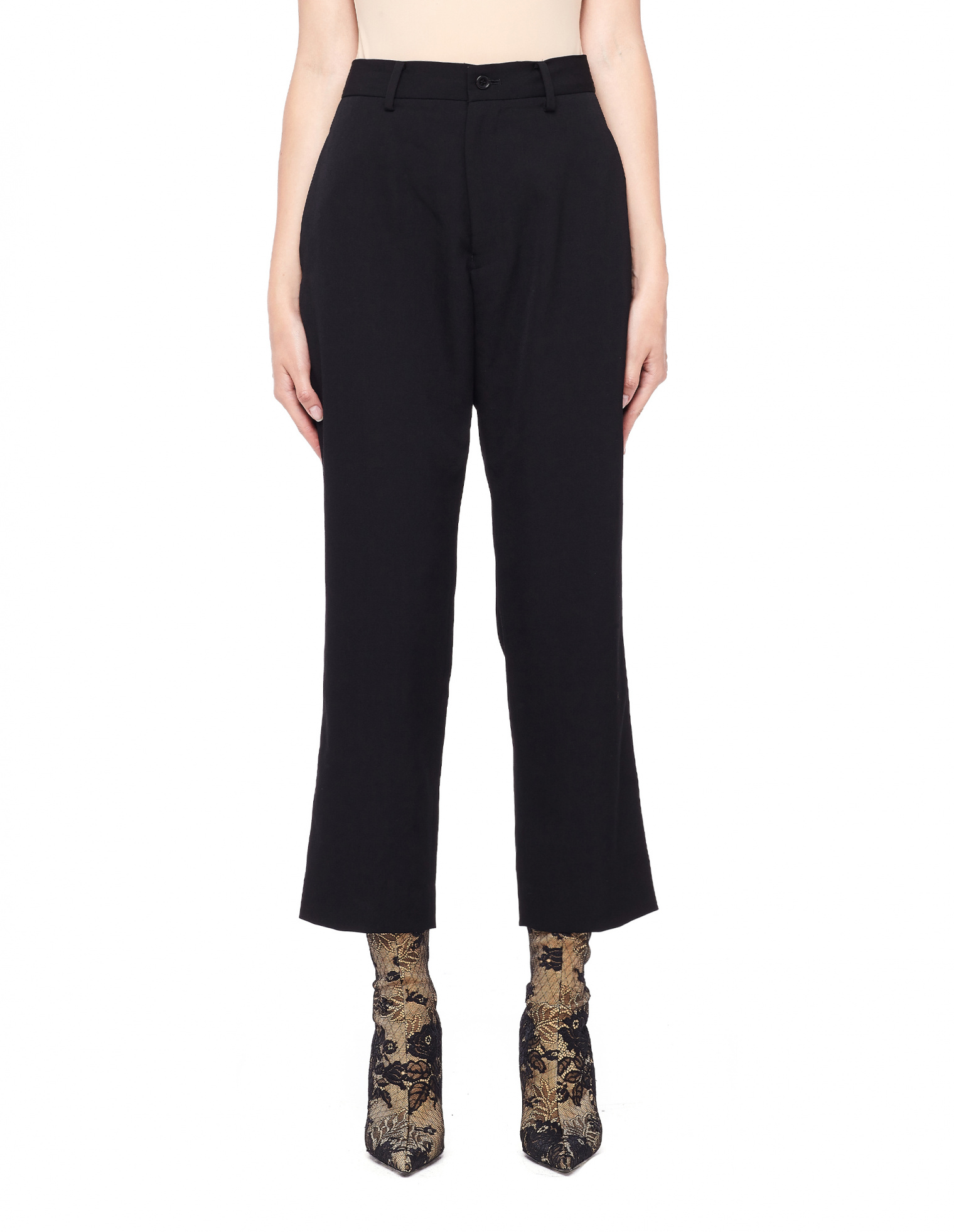 Y\'s Cropped Wool Trousers