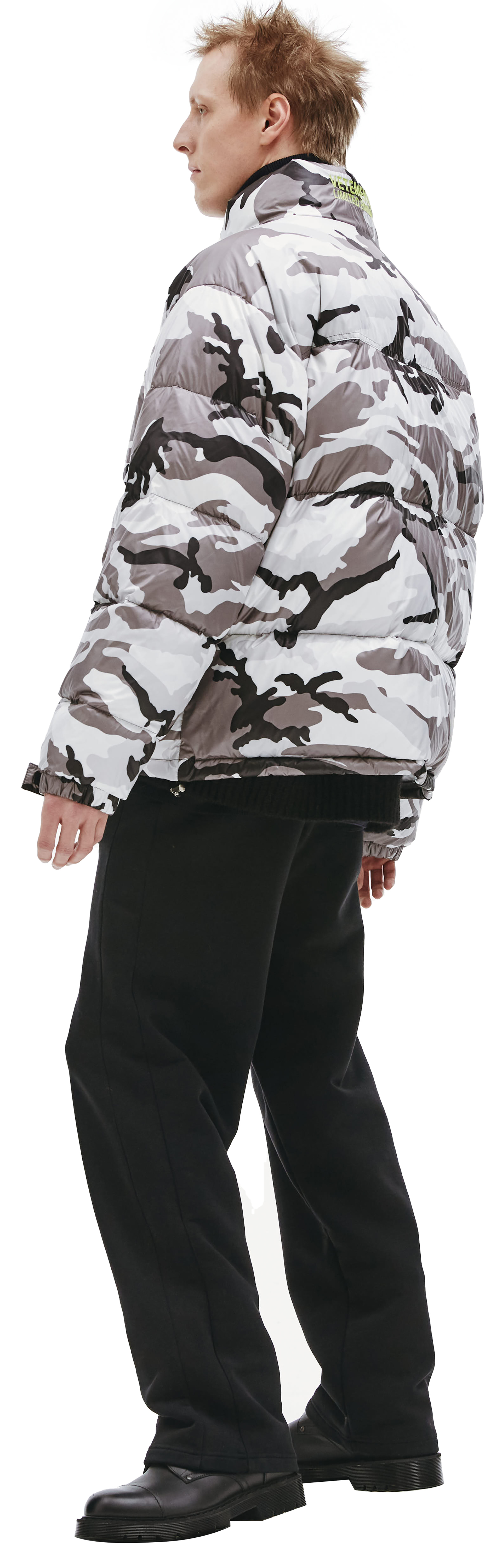 VETEMENTS Camouflage down jacket