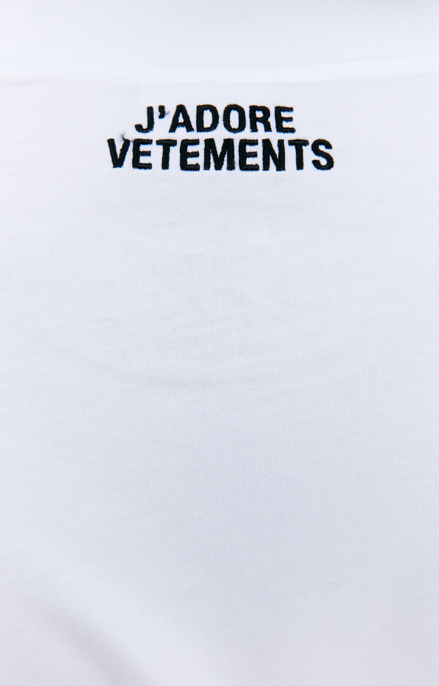 VETEMENTS White \'J\'adore Hentai\' t-shirt