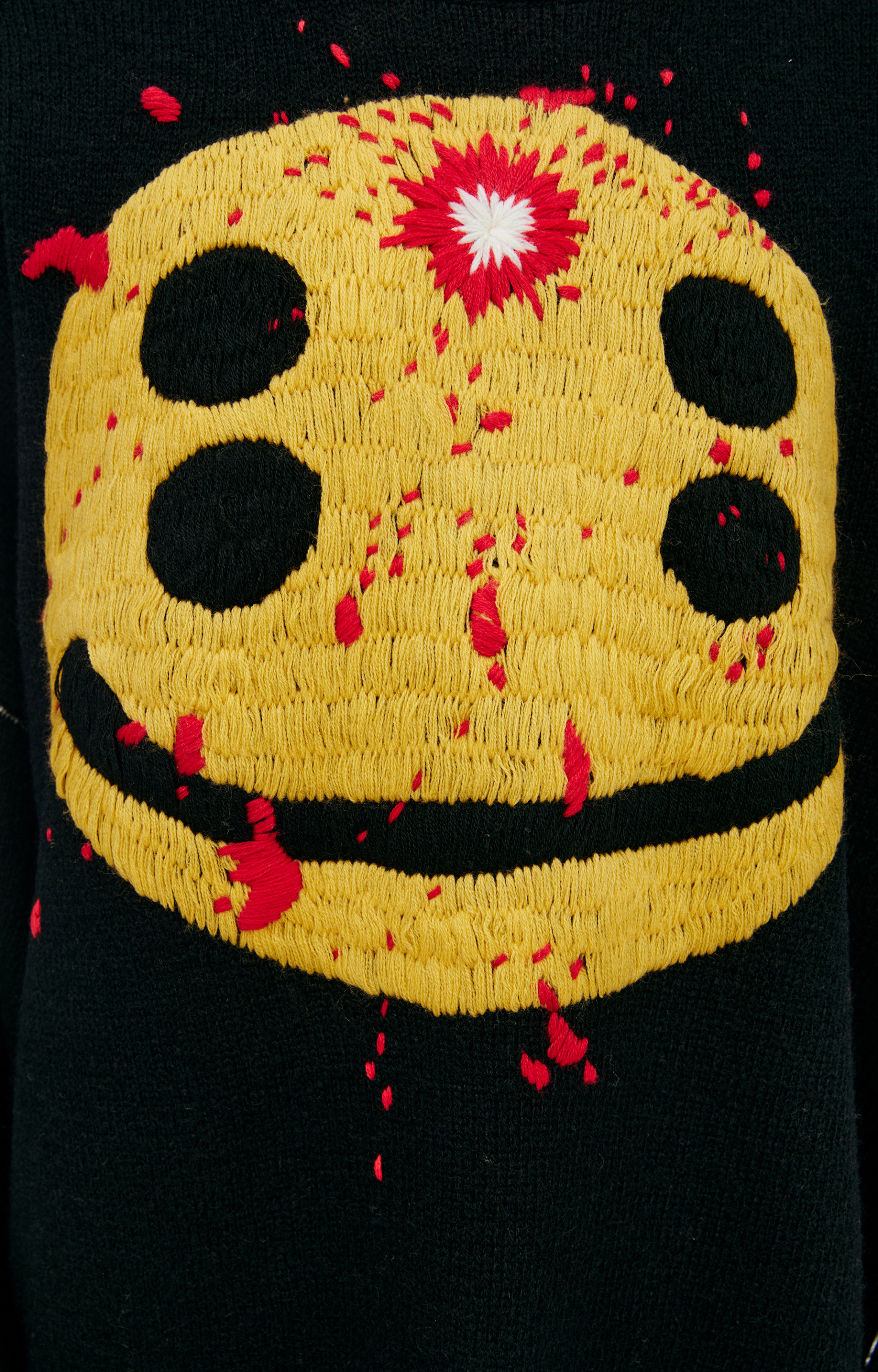 Saint Mxxxxxx Embroidered knit sweater