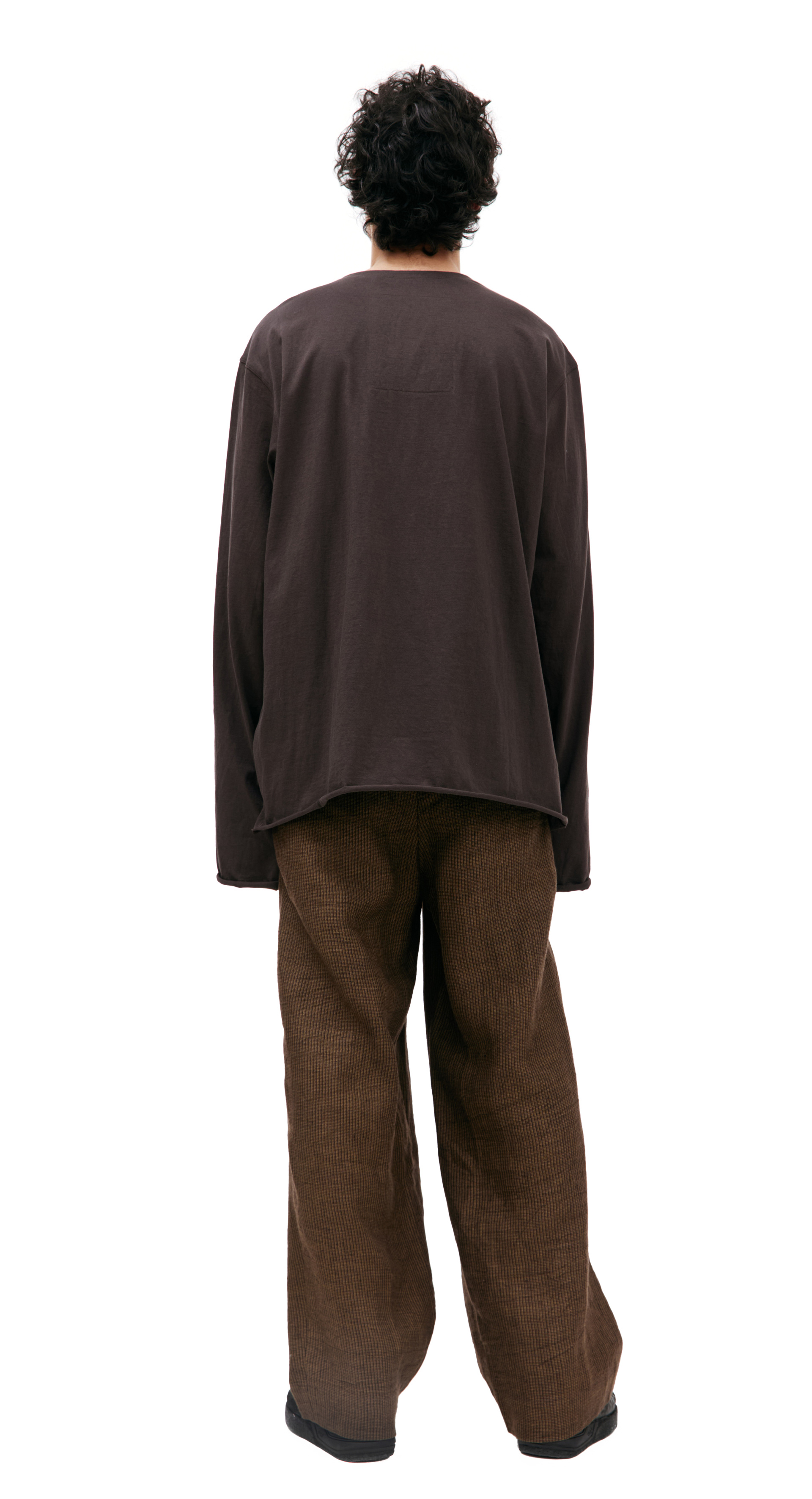 Ziggy Chen Brown cotton longsleeve