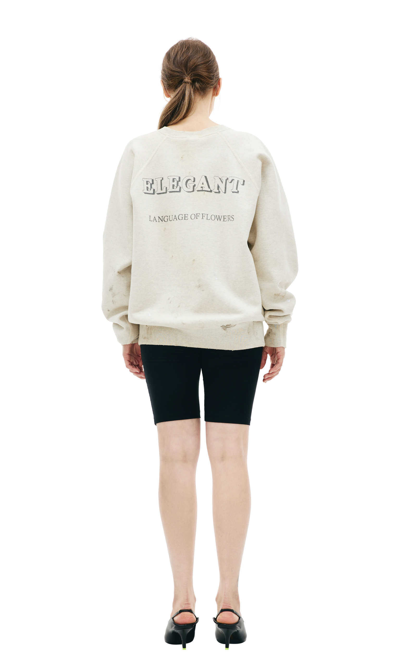 Saint Michael Rose printed sweatshirt