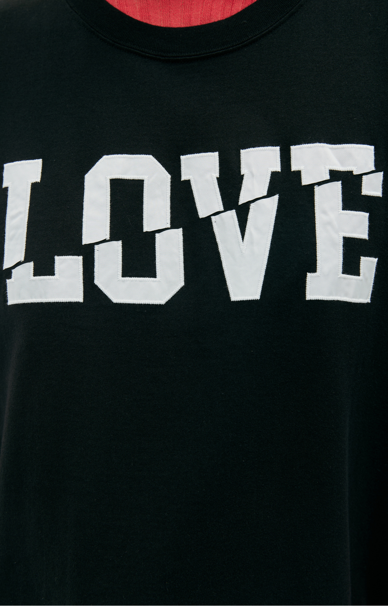 Undercover Оверсайз футболка с нашивкой Love