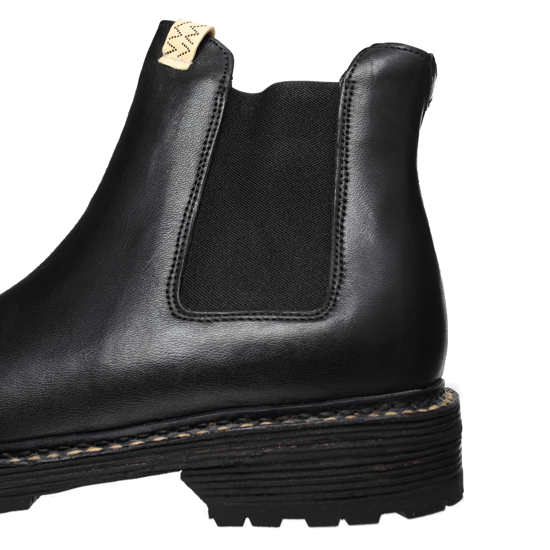 visvim Black leather Chelsea boots