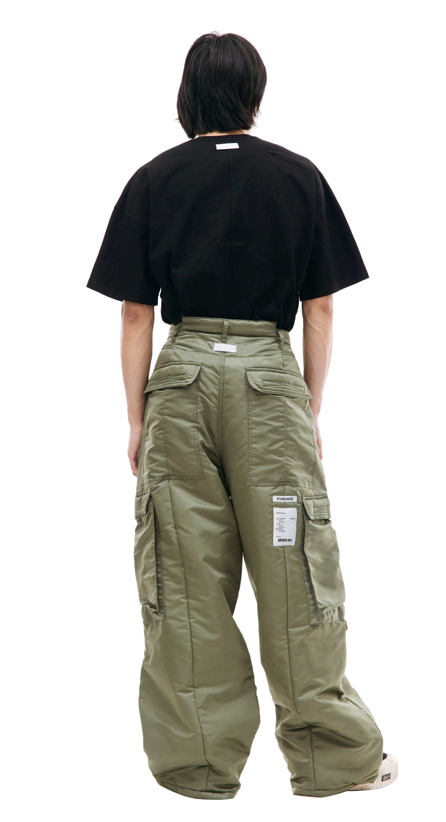 B1ARCHIVE Khaki cargo trousers