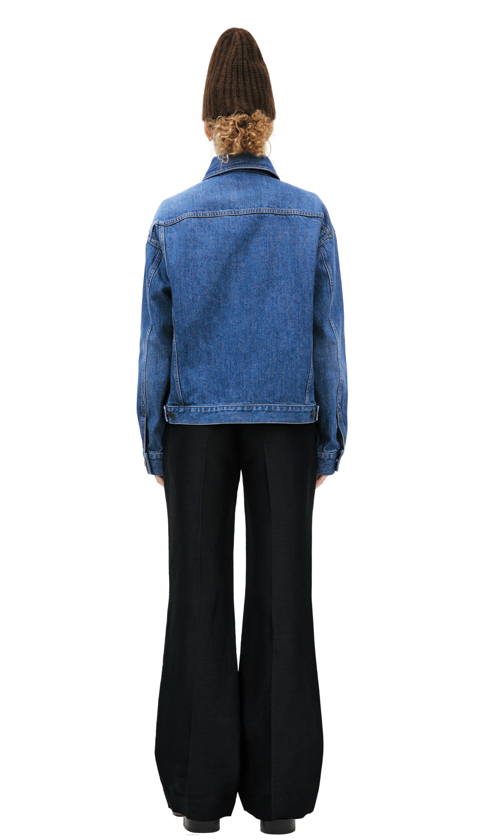 The Row Denim button-up jacket