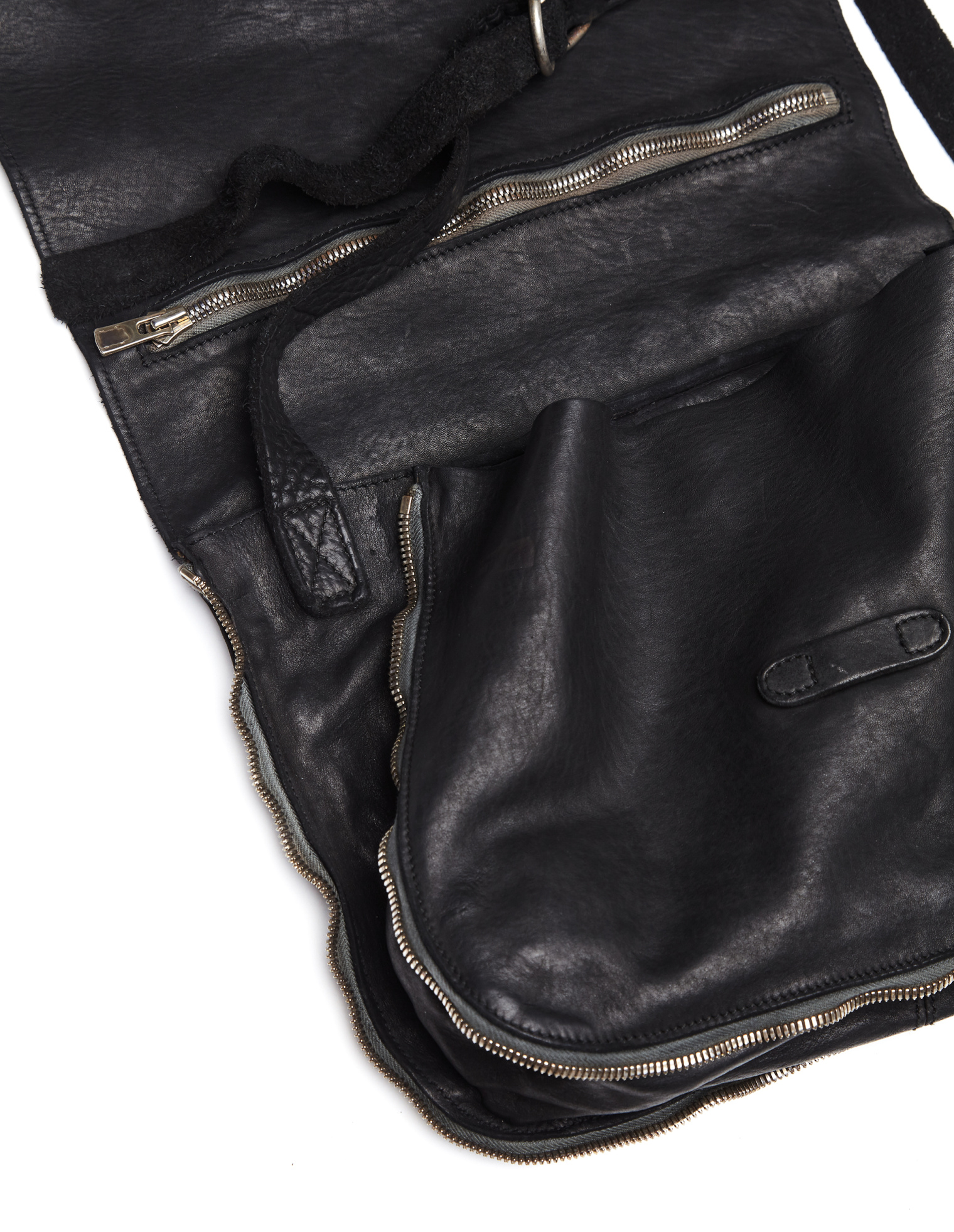 Guidi Leather Bag with Shoulder Strap