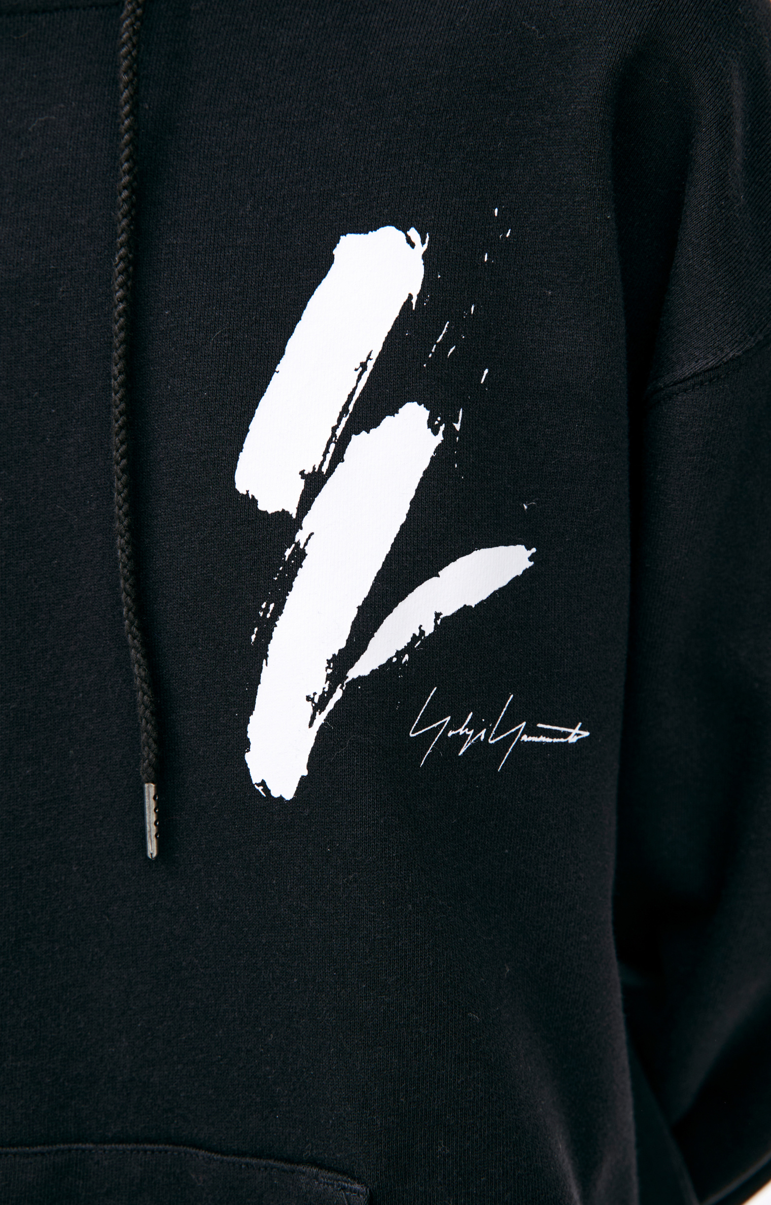 Yohji Yamamoto x NEW ERA logo hoodie