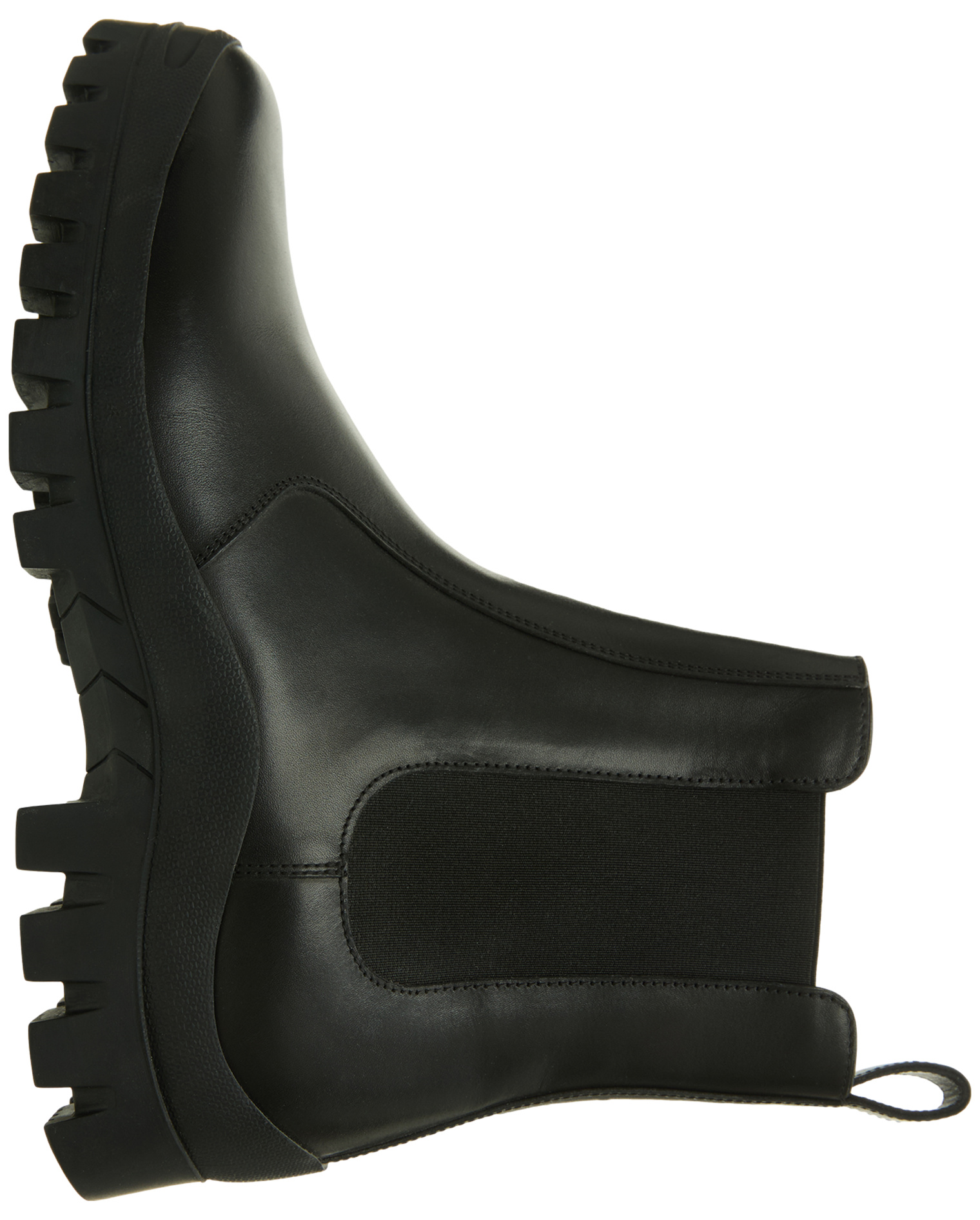 The Row Black leather chelsea boots