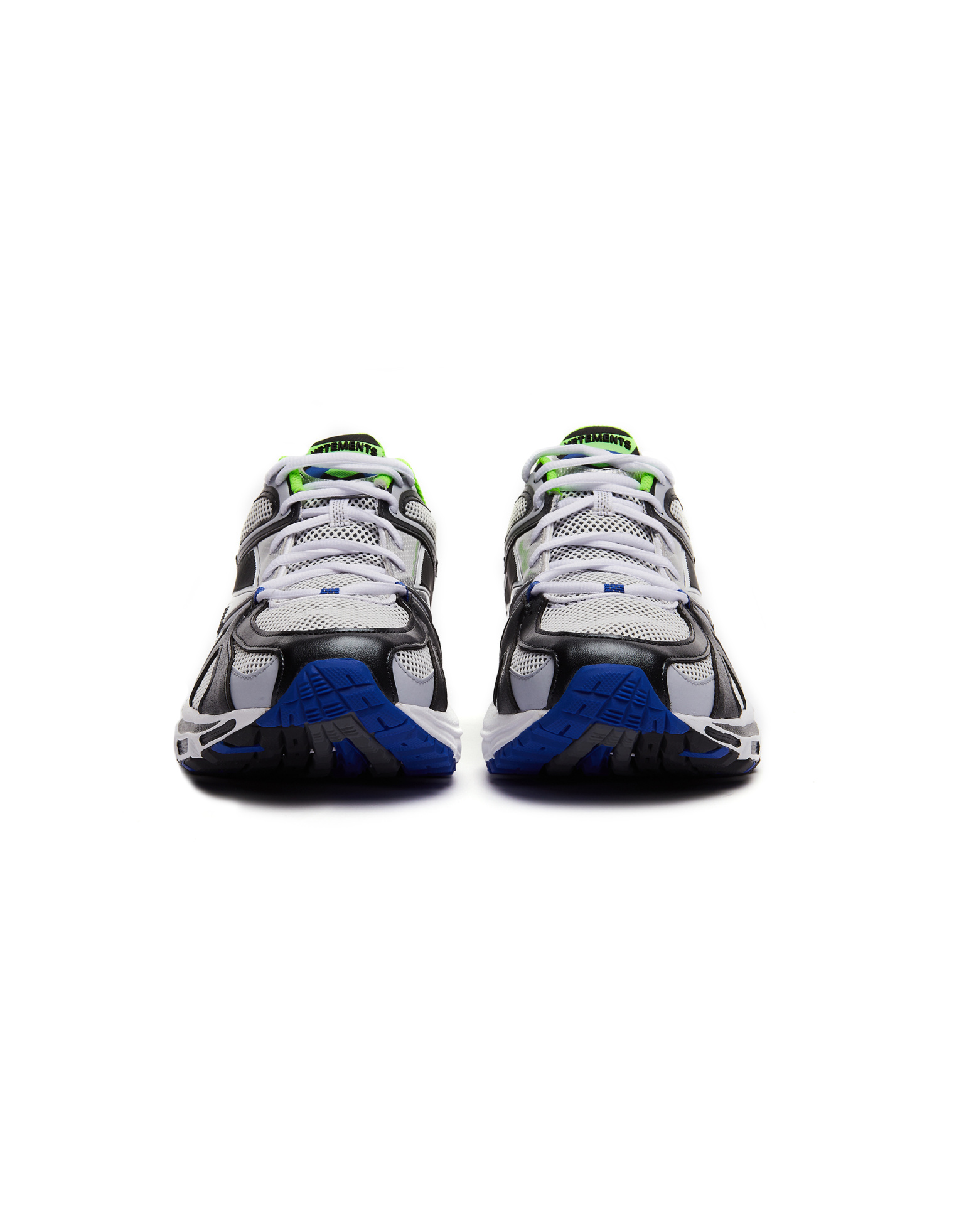 VETEMENTS Grey Spike Runner 200 Sneakers