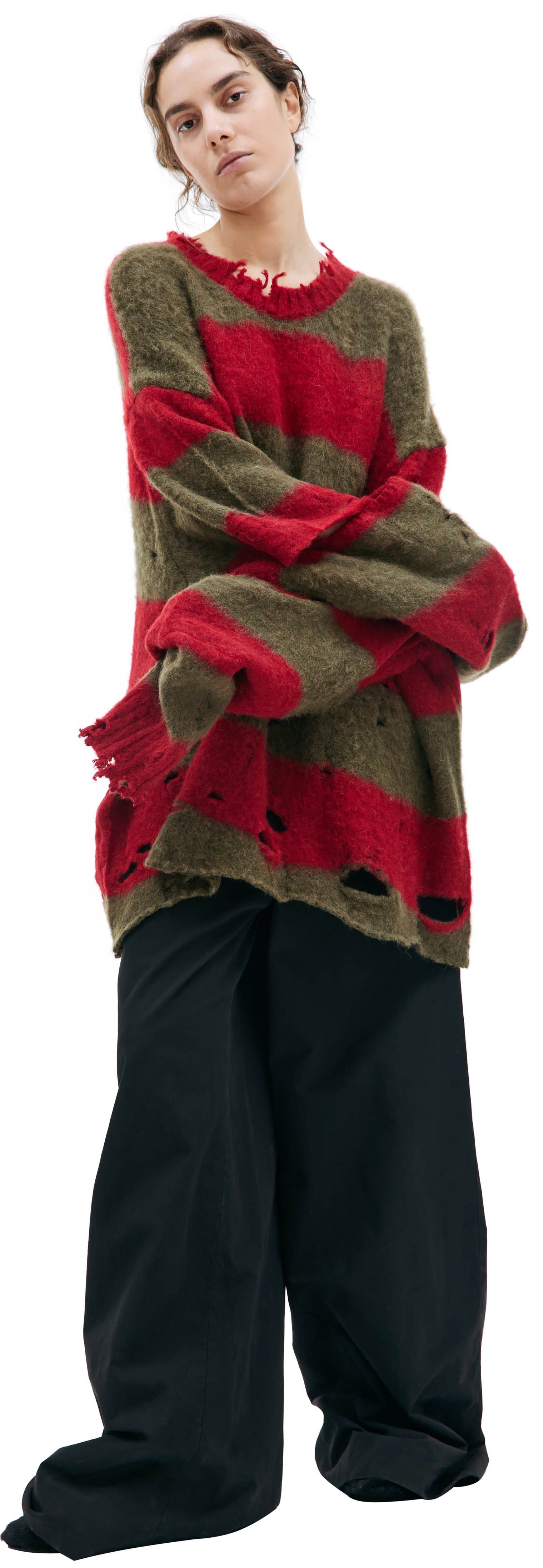 Doublet Stripe oversized sweater