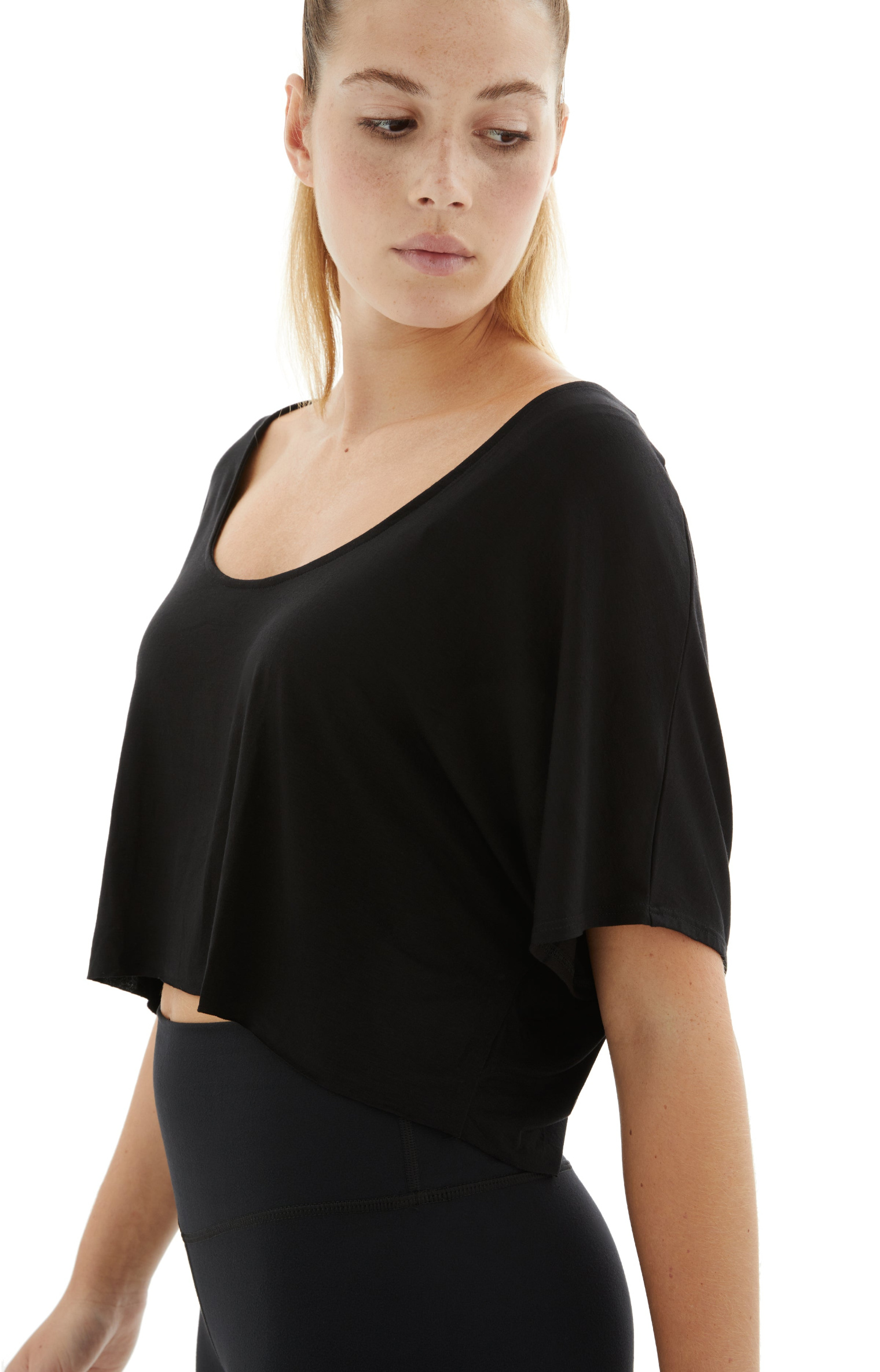 Joah Brown Slouchy Crop Tee