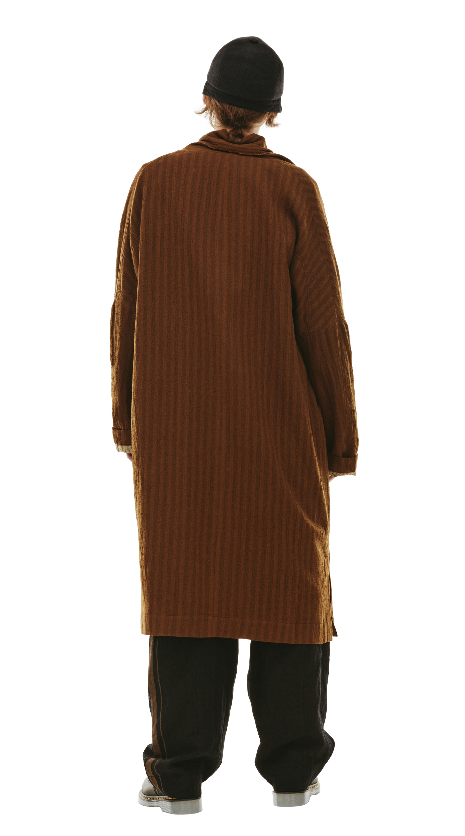 Ziggy Chen Wool loose fit coat