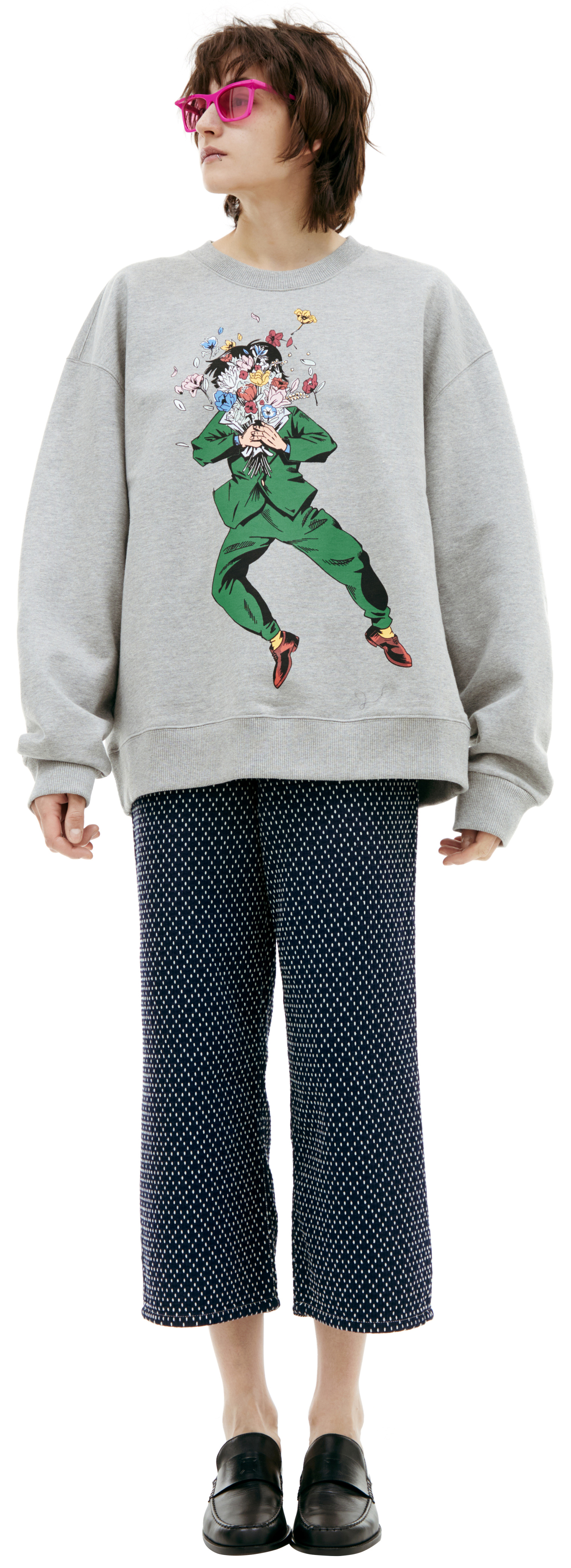 KENZO Wool print sweatshirt