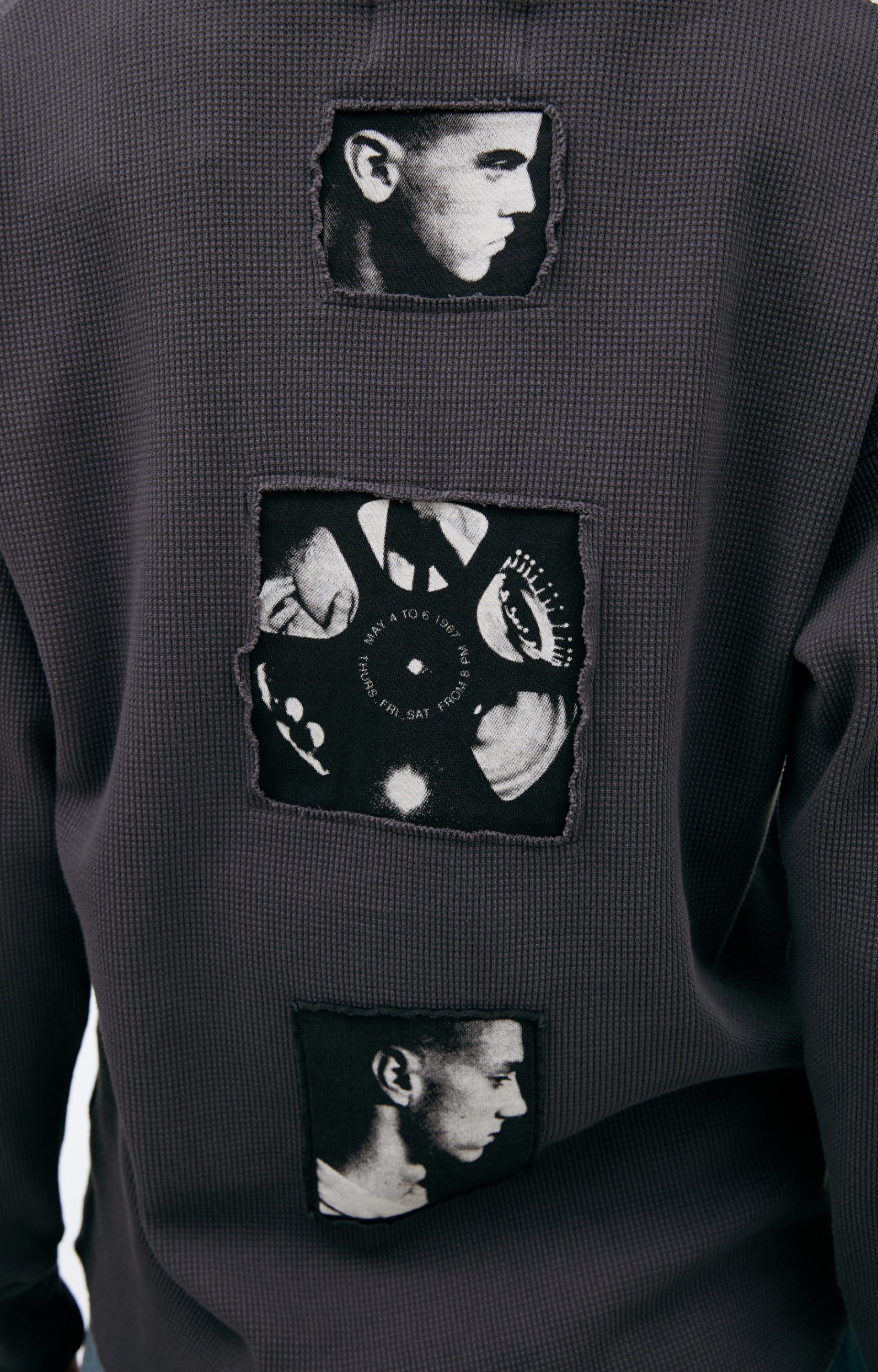 Enfants Riches Déprimés Grey longsleeve with patches