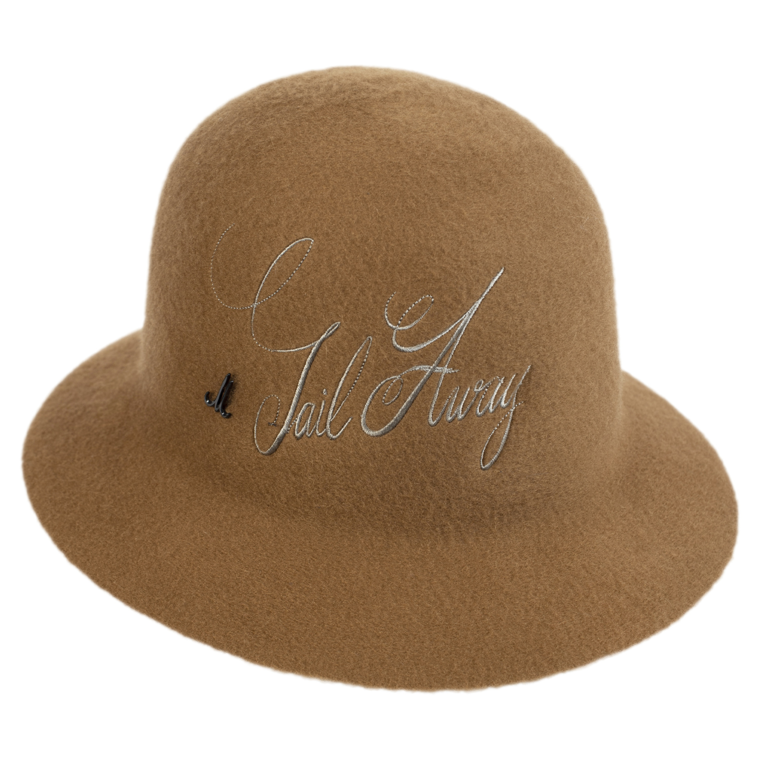 Junya Watanabe Embroidered logo hat in brown