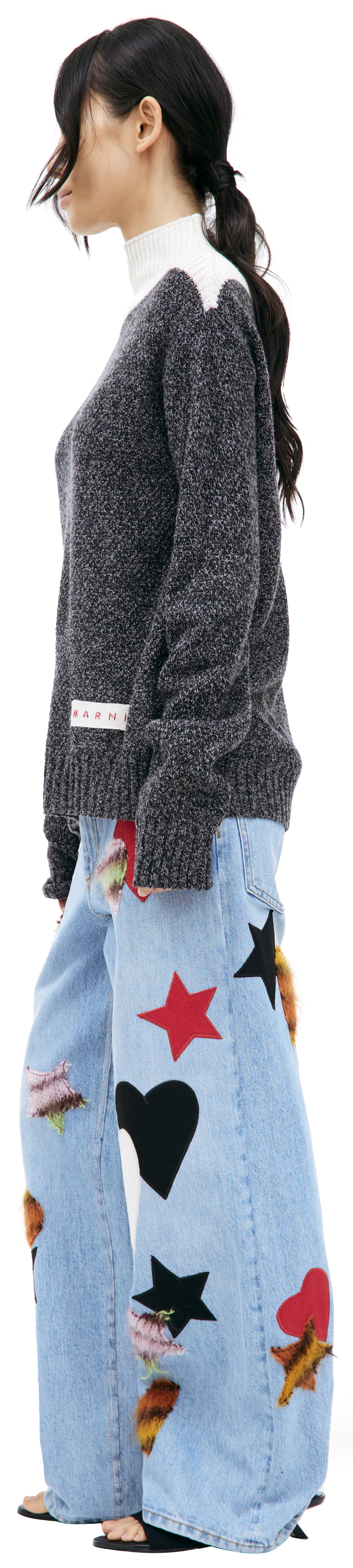 Marni High-necked wool sweater