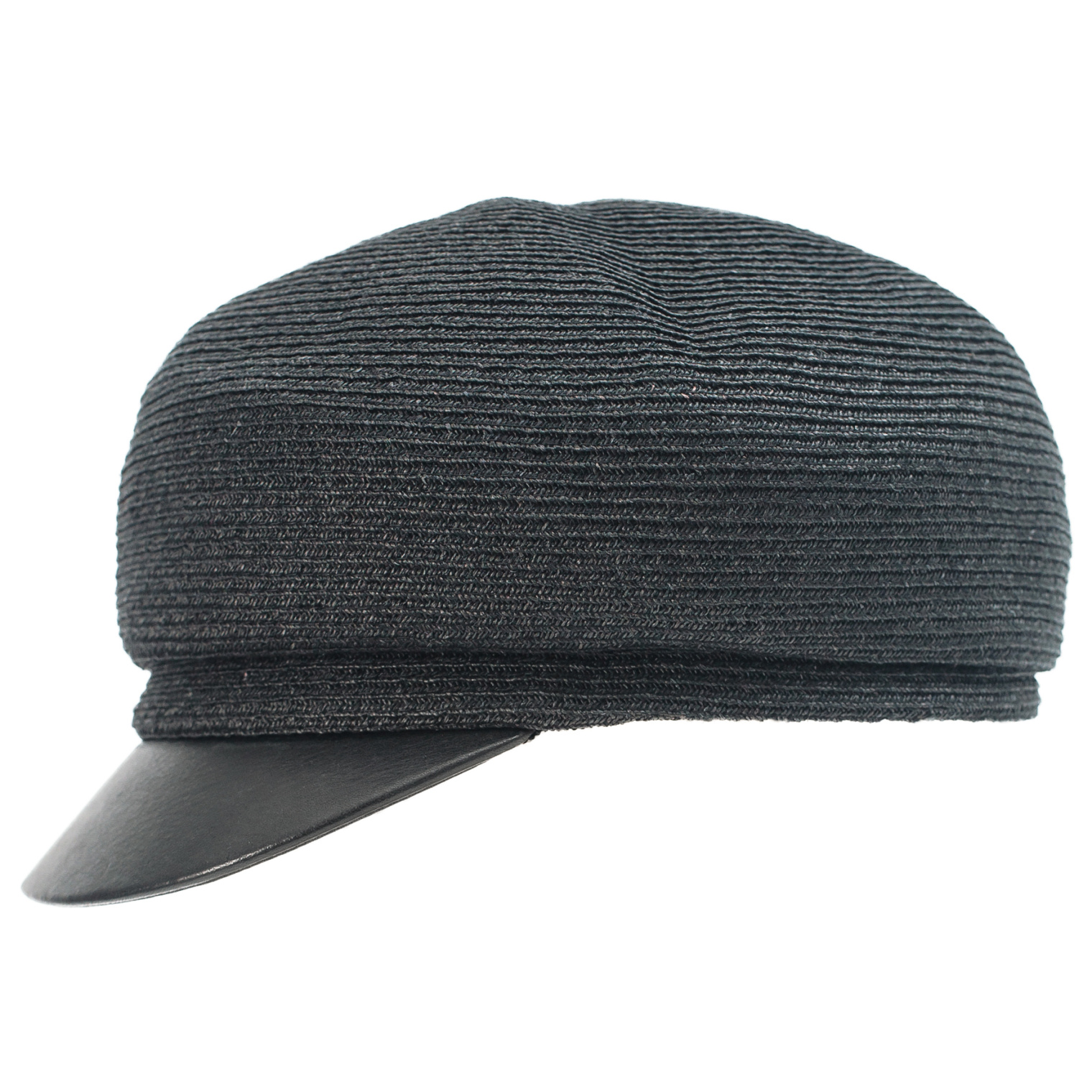 Y\'s Black Raffia Cap