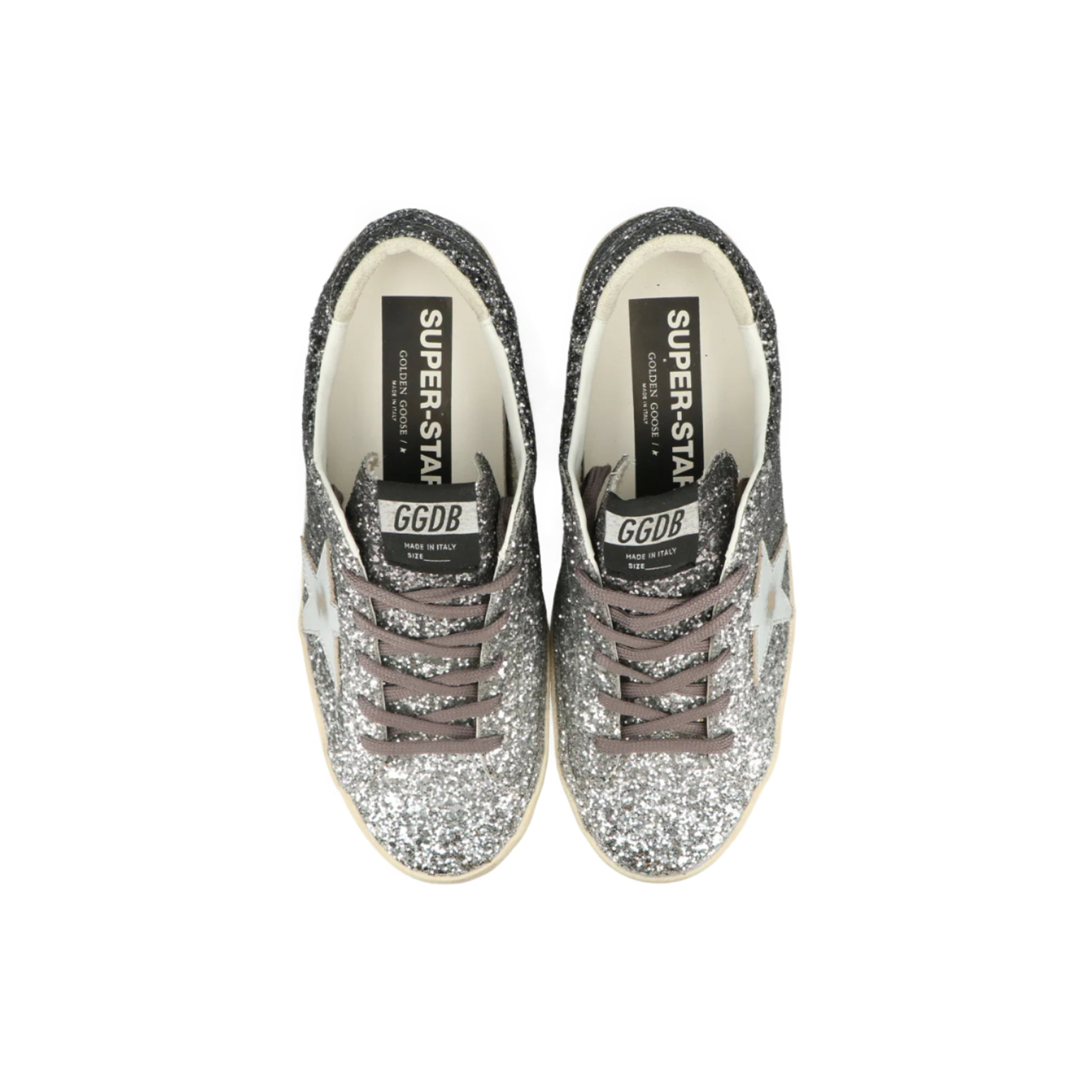 Golden Goose Women\'s Super Star Classic Sneakers With Glitter