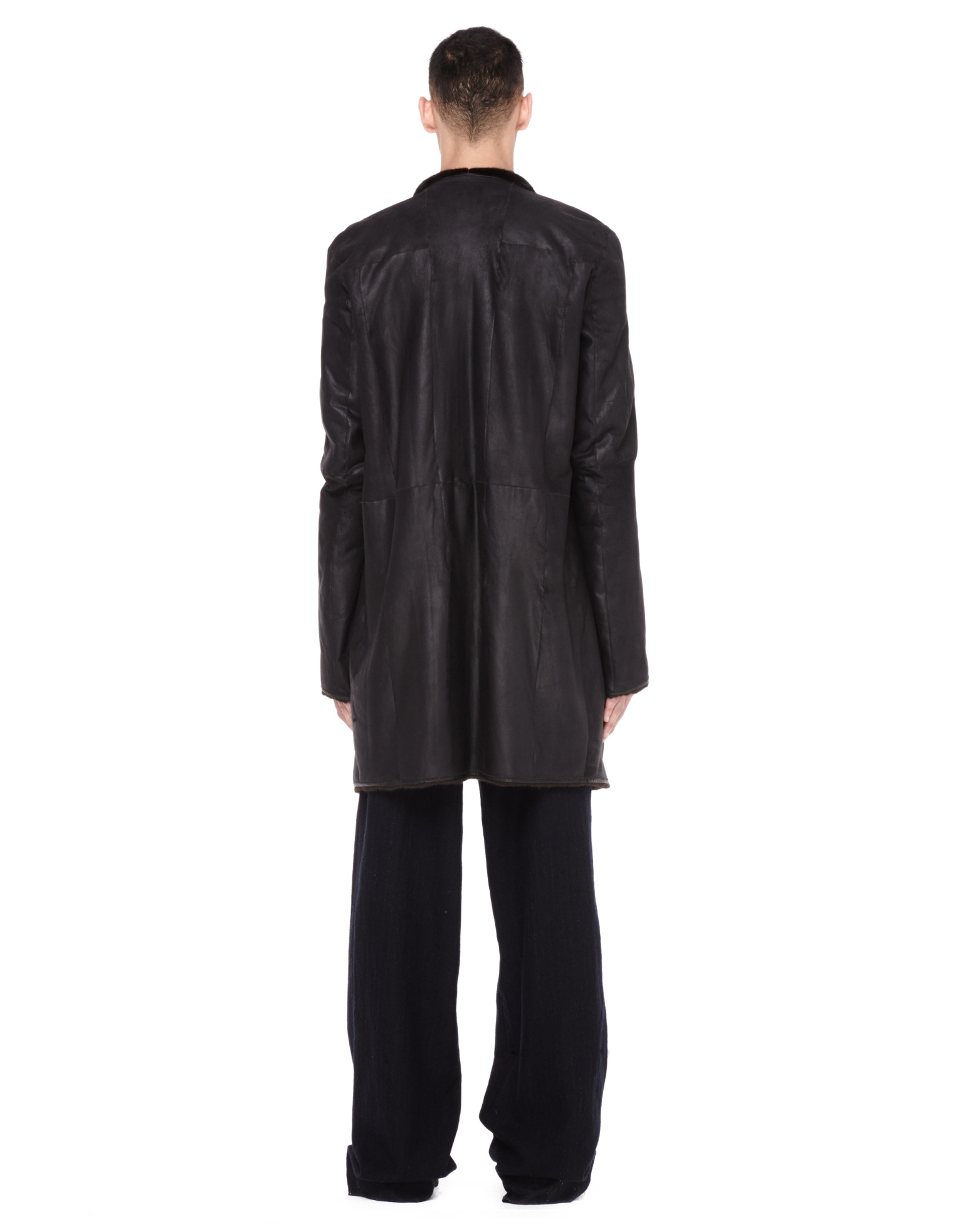 HUN Rick Owens Double-faced mink fur coat