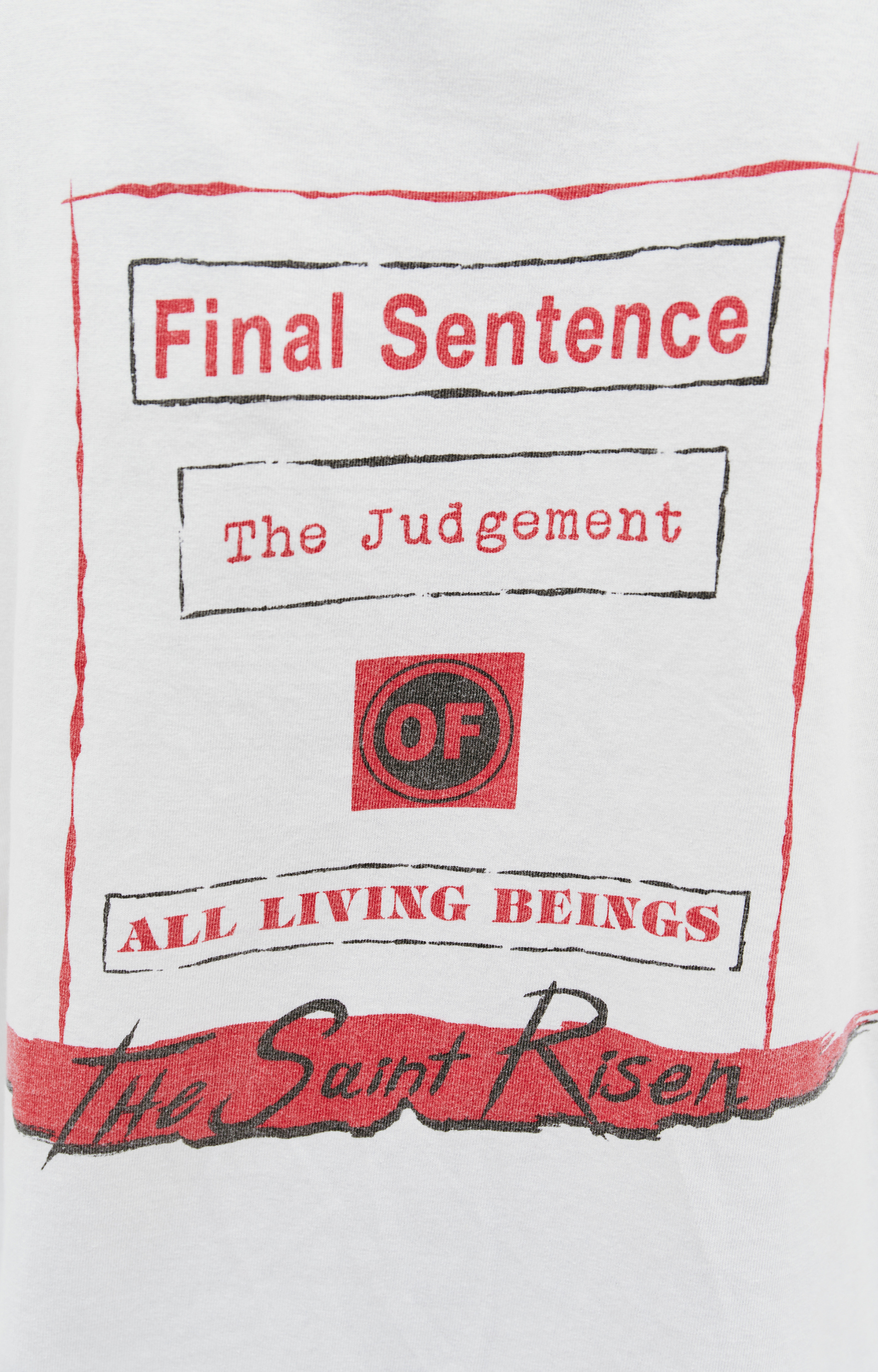 Saint Michael Denim Tears x Saint Michael Holy State T-Shirt