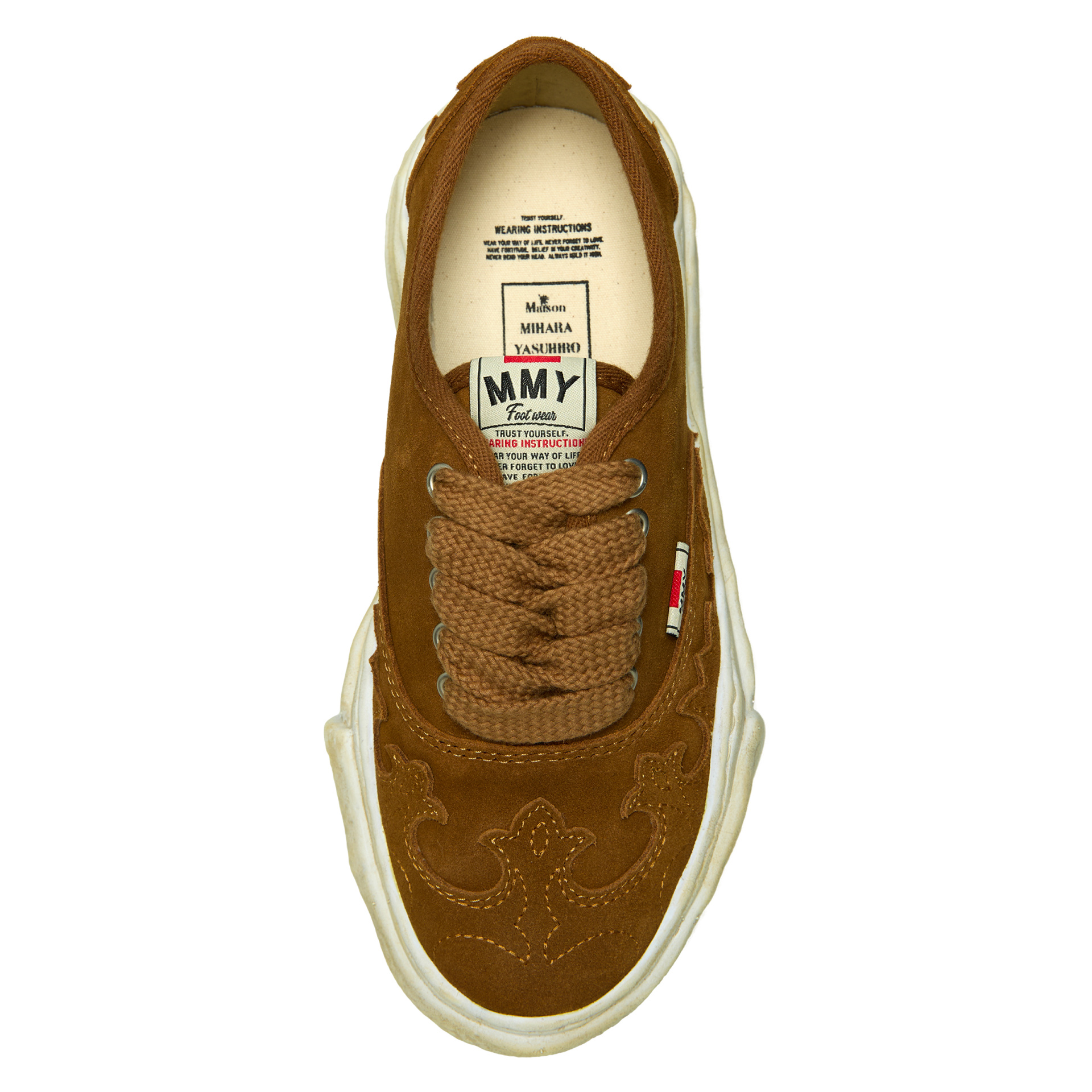 Maison Mihara Yasuhiro Brown Baker Suede Sneakers