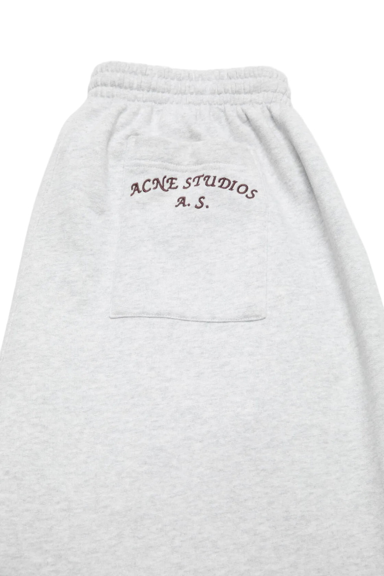 Buy Acne Studios men fleece logo sweatpants for $372 online on